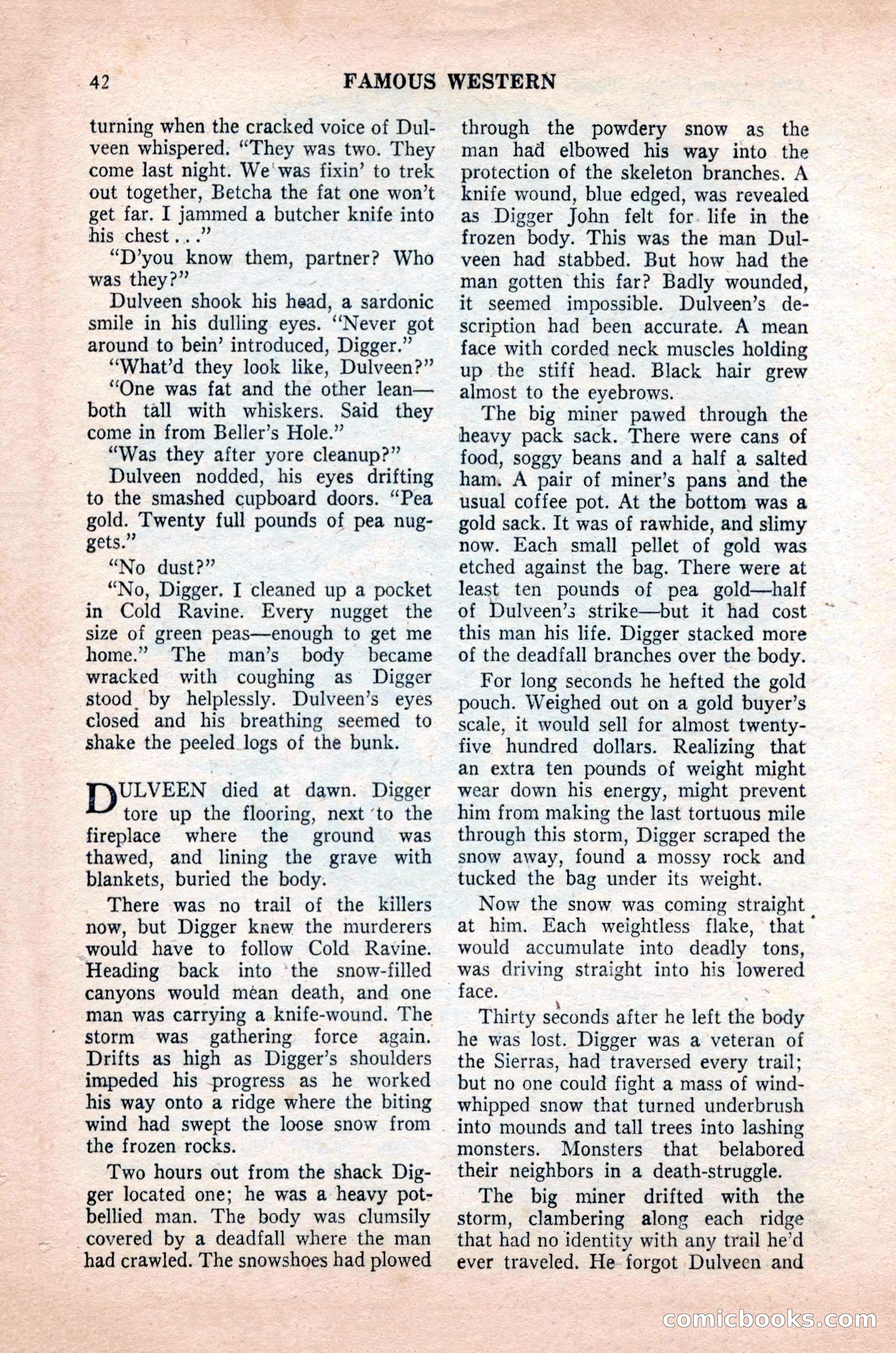 Famous Western, October 1955 — page 42 of 100