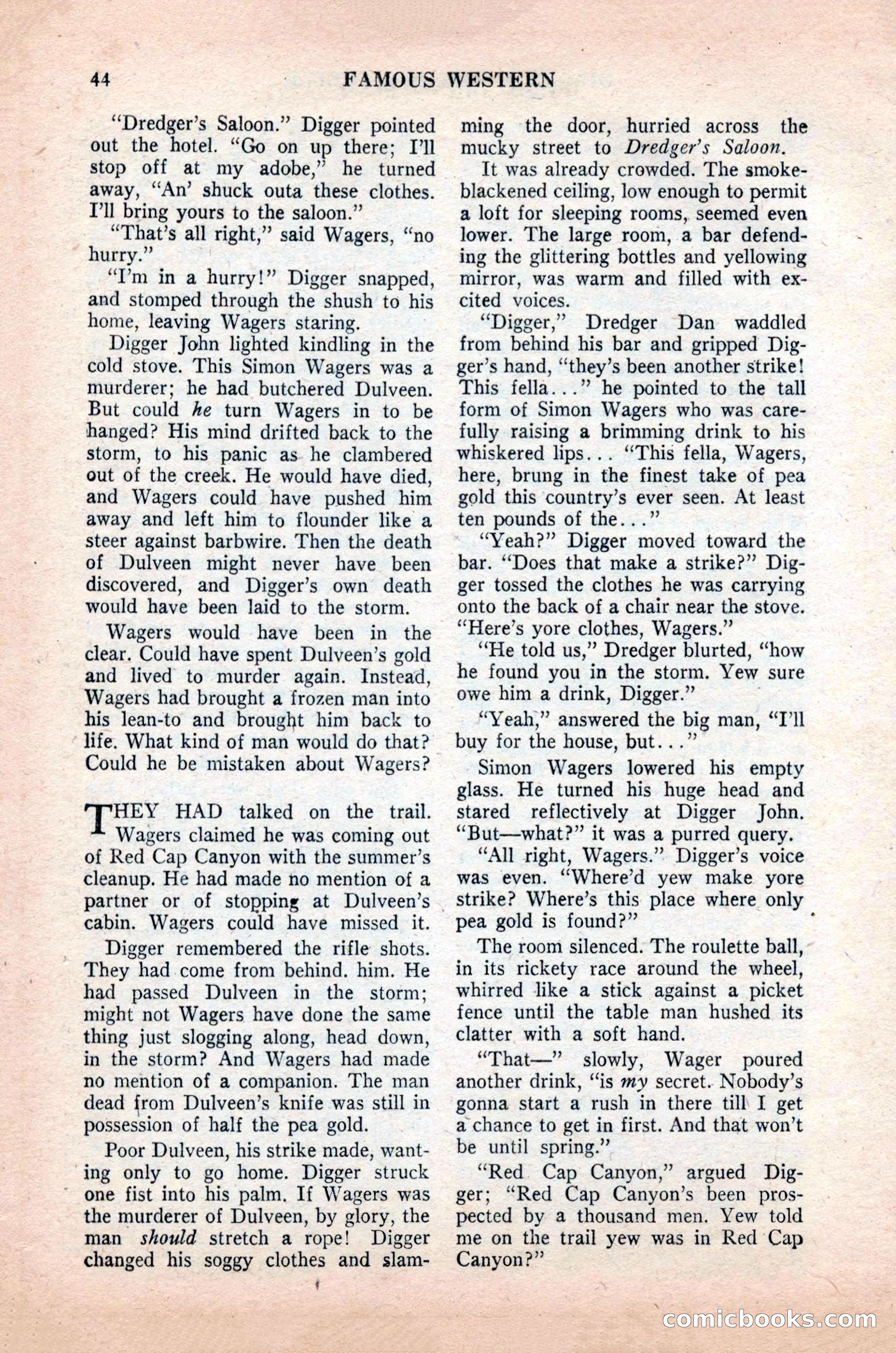 Famous Western, October 1955 — page 44 of 100