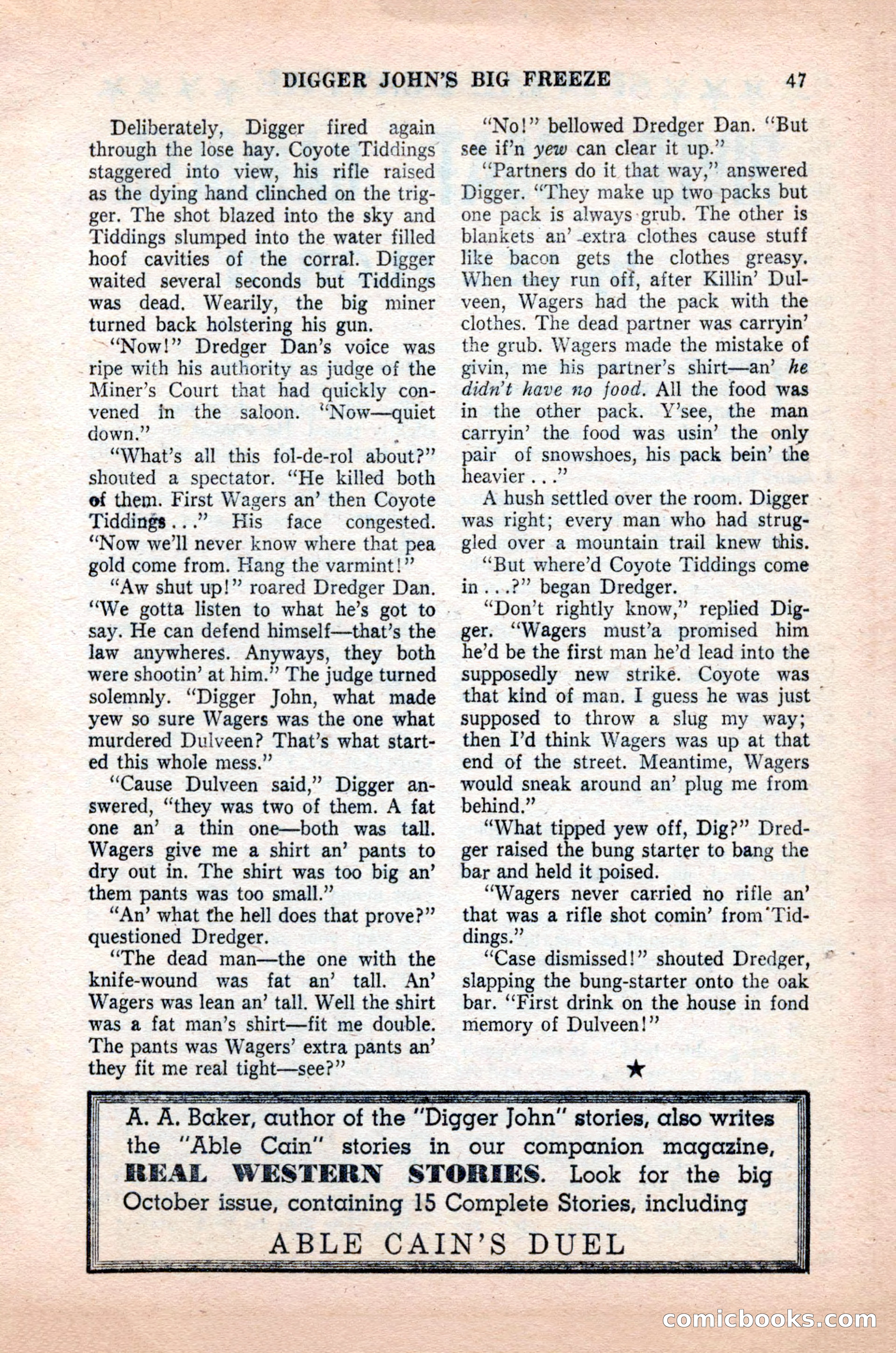 Famous Western, October 1955 — page 47 of 100