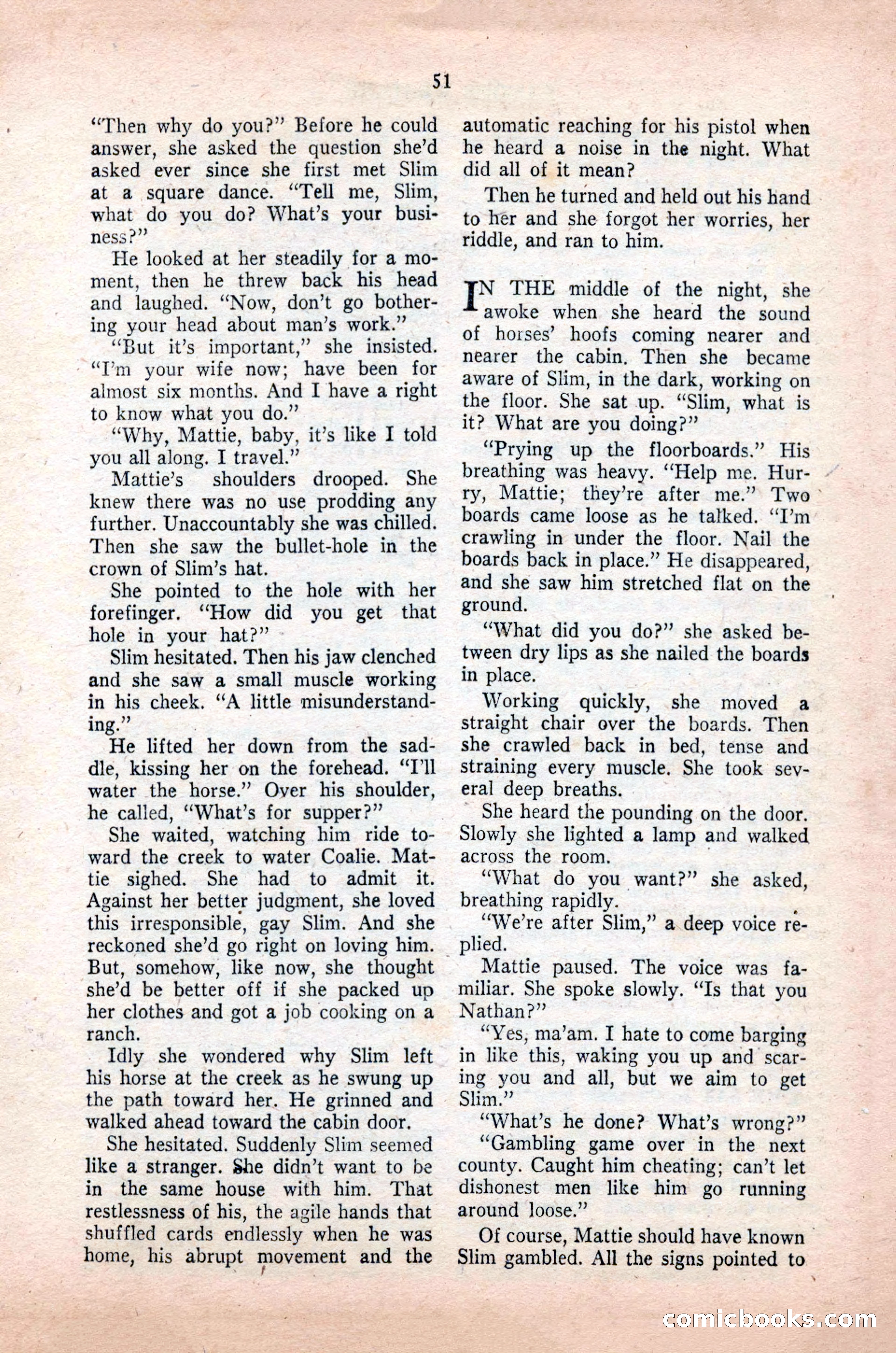Famous Western, October 1955 — page 51 of 100