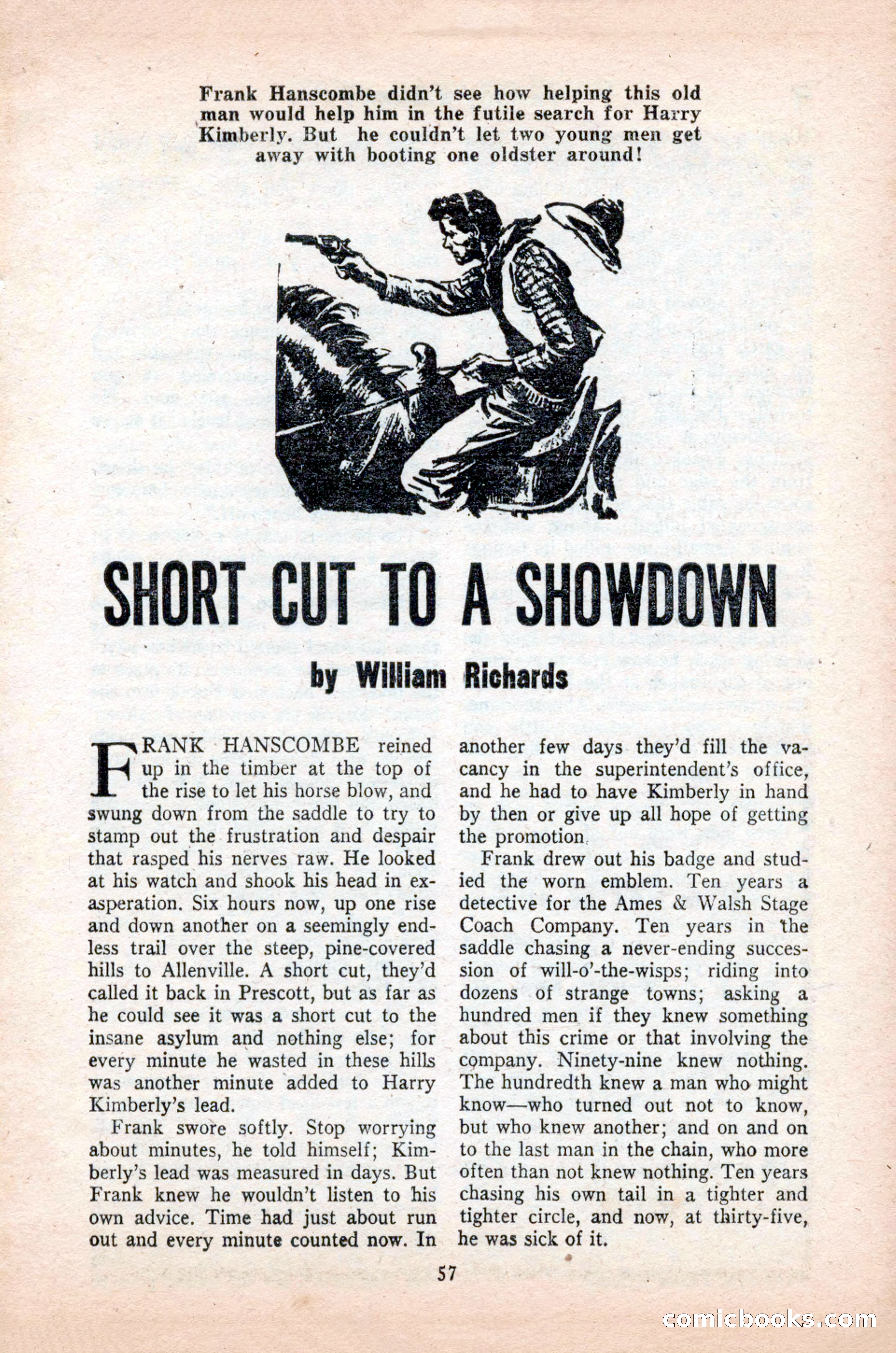 Famous Western, October 1955 — page 57 of 100