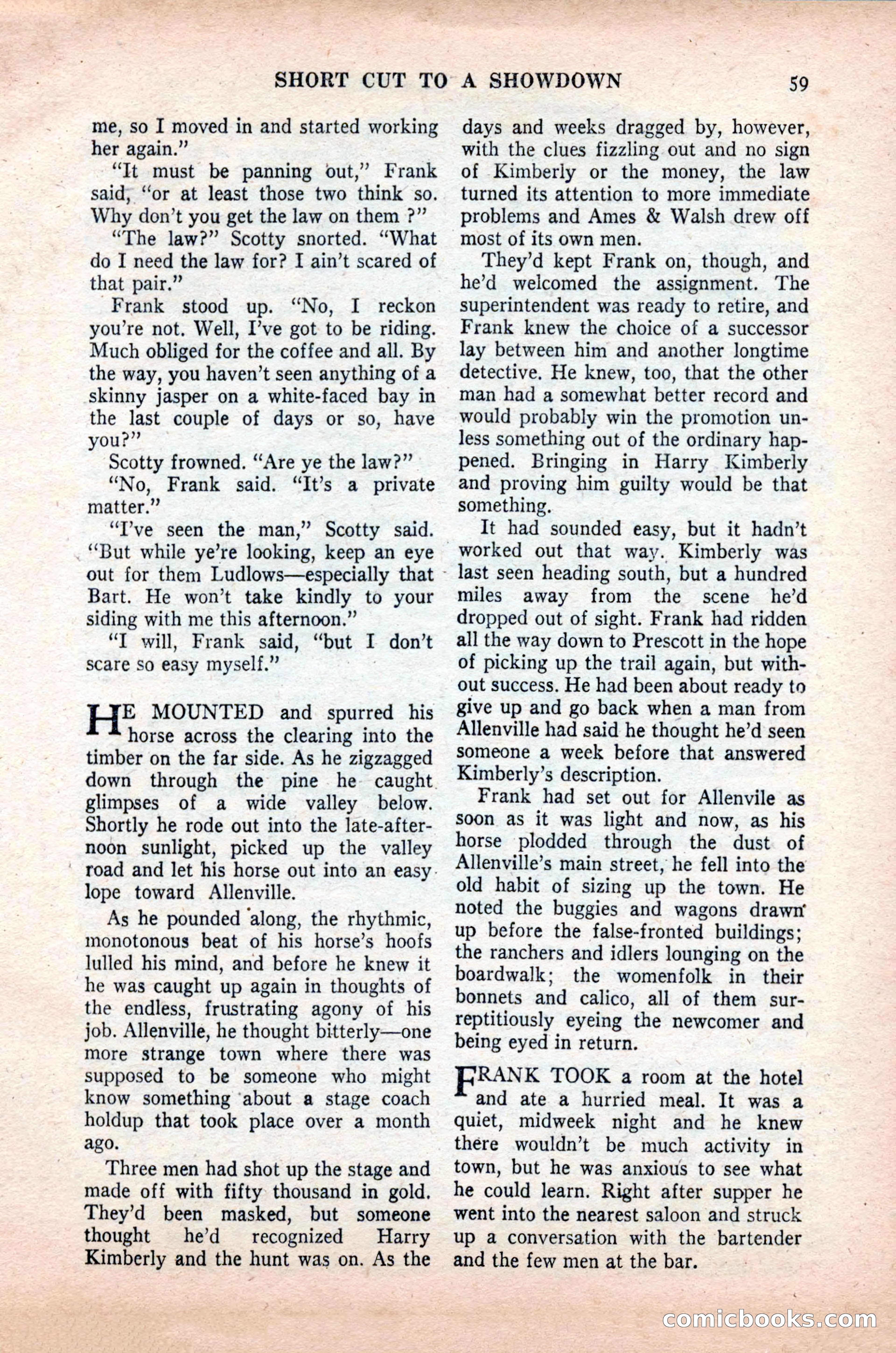 Famous Western, October 1955 — page 59 of 100