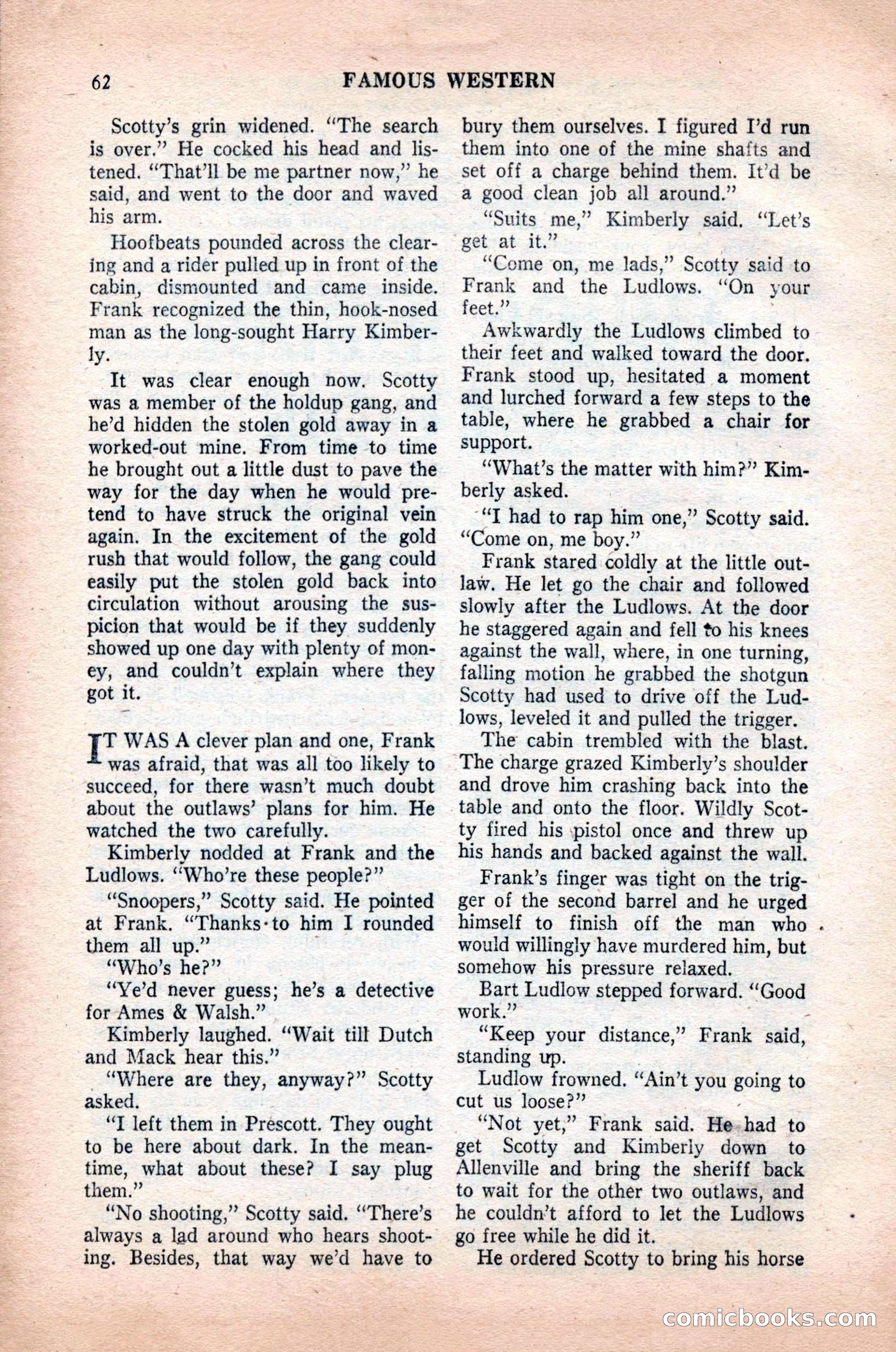 Famous Western, October 1955 — page 62 of 100