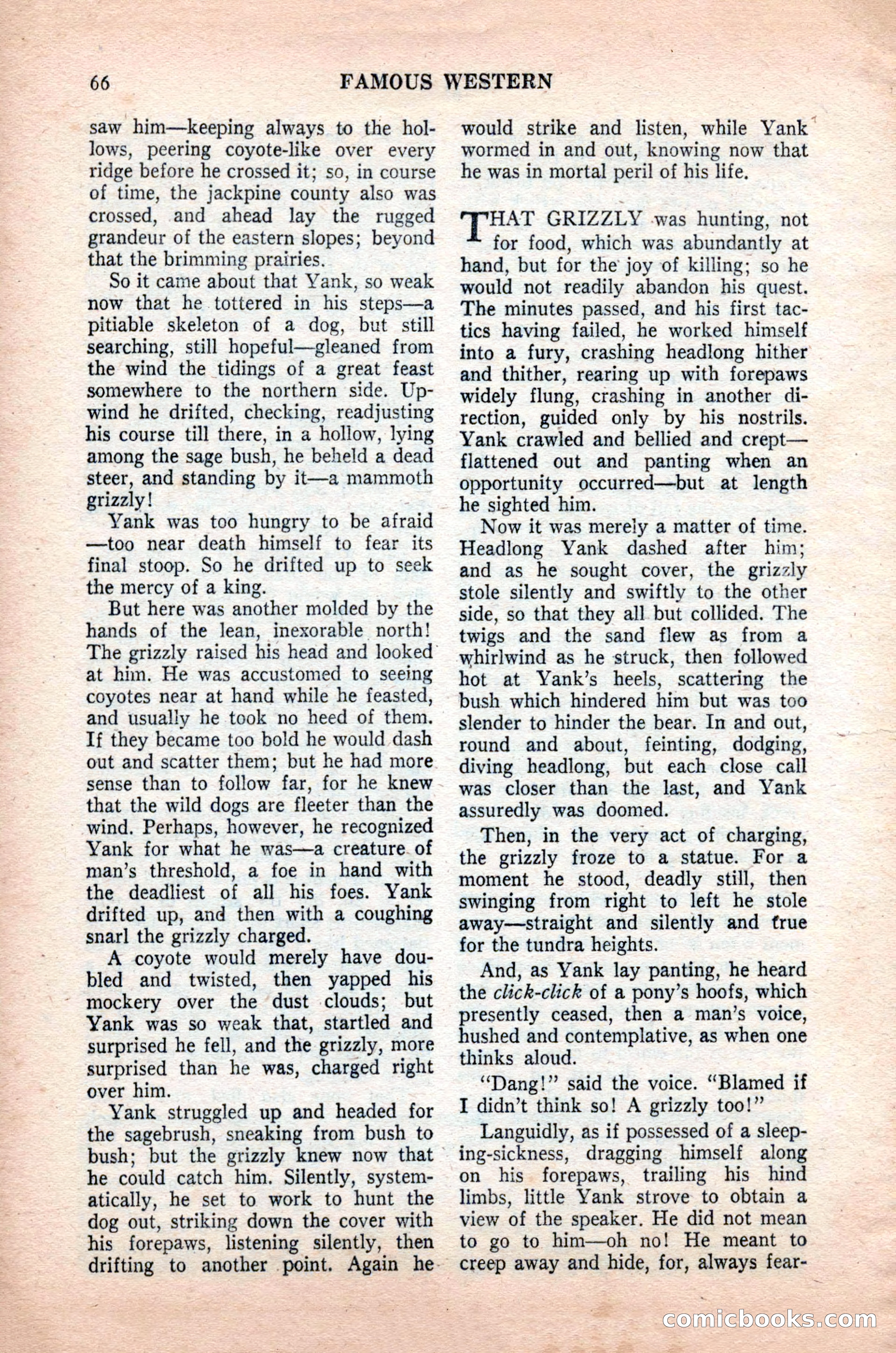 Famous Western, October 1955 — page 66 of 100