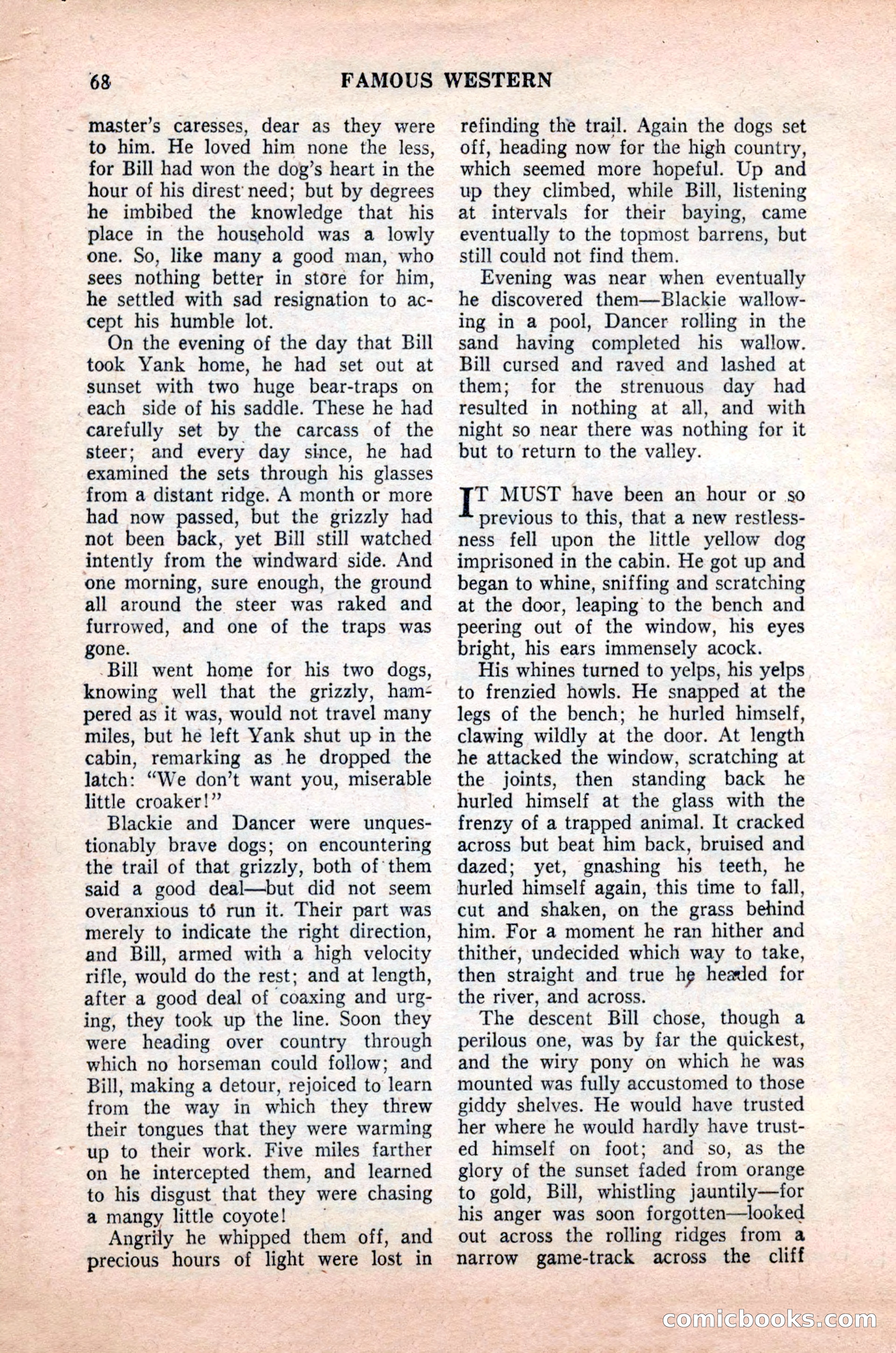 Famous Western, October 1955 — page 68 of 100
