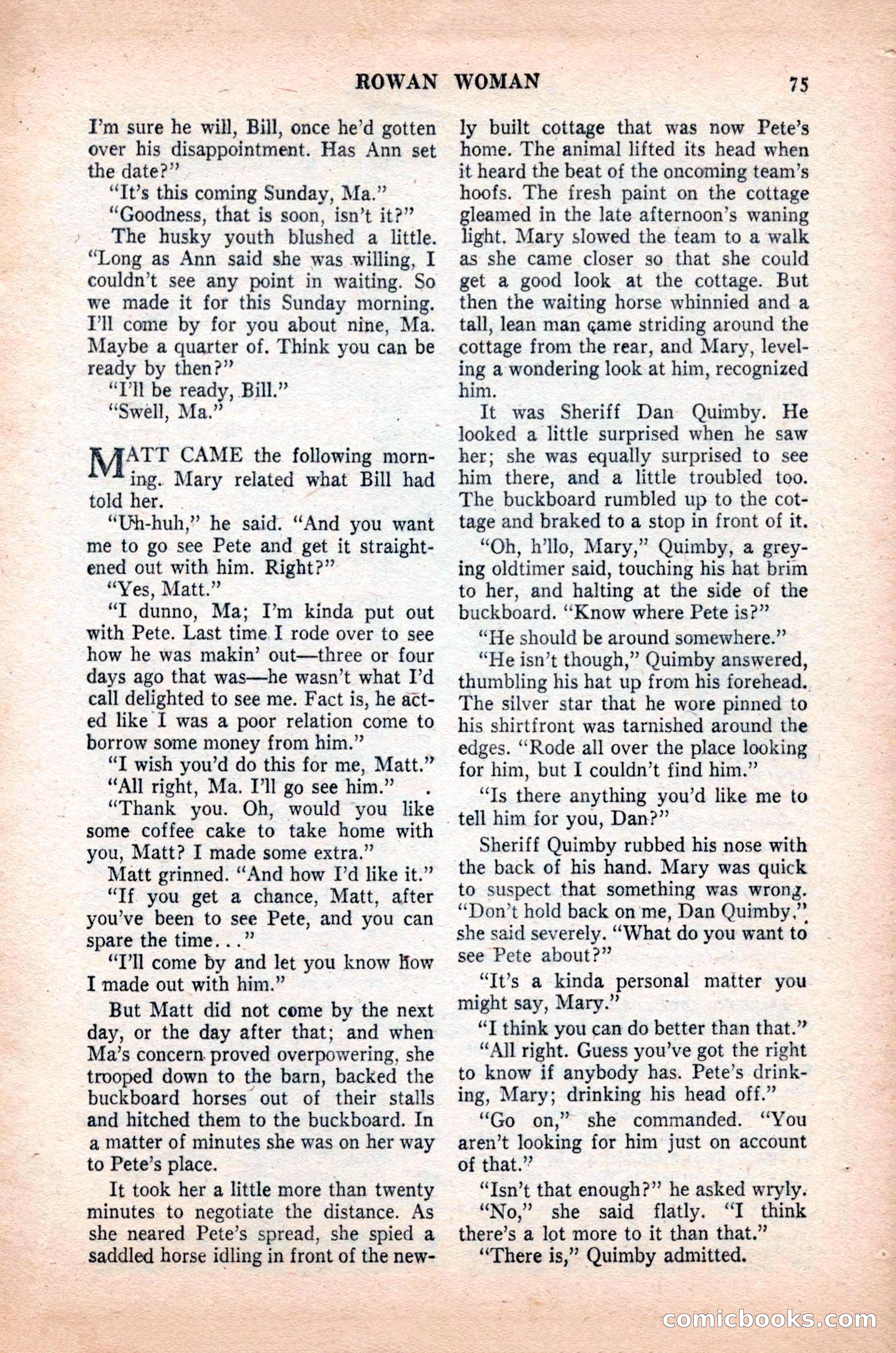 Famous Western, October 1955 — page 75 of 100