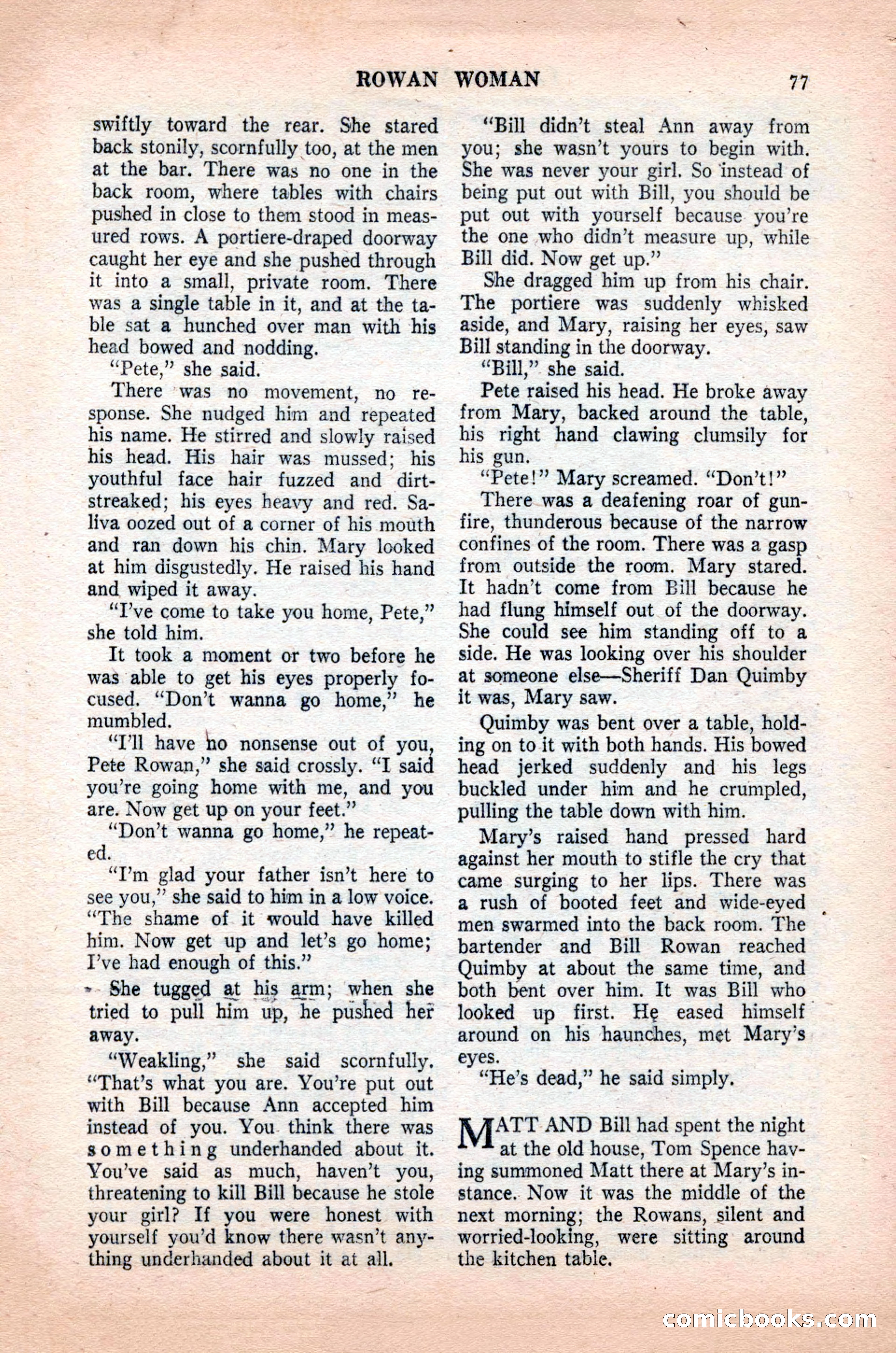 Famous Western, October 1955 — page 77 of 100