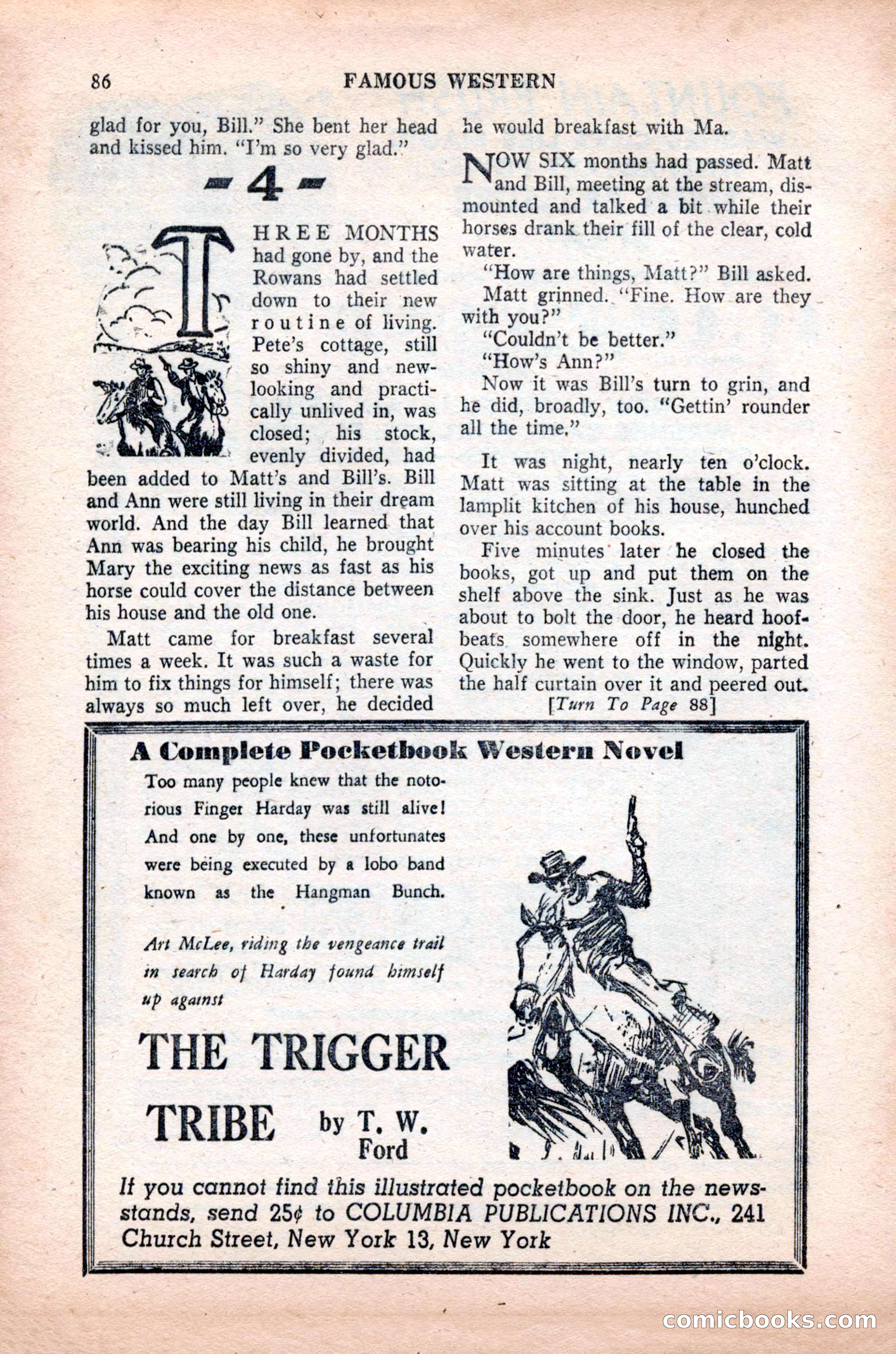 Famous Western, October 1955 — page 86 of 100