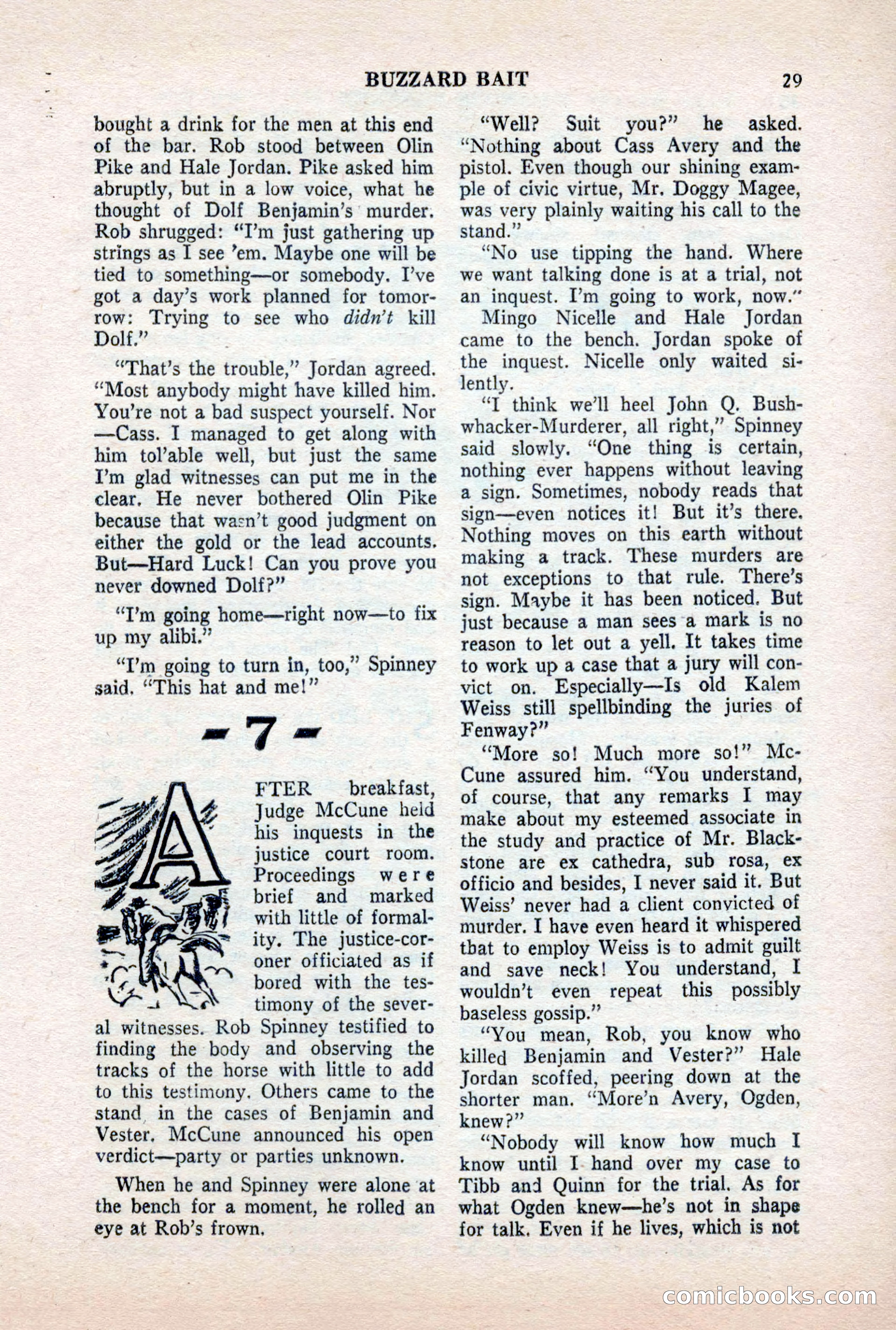 Famous Western, October 1956 — page 29 of 100