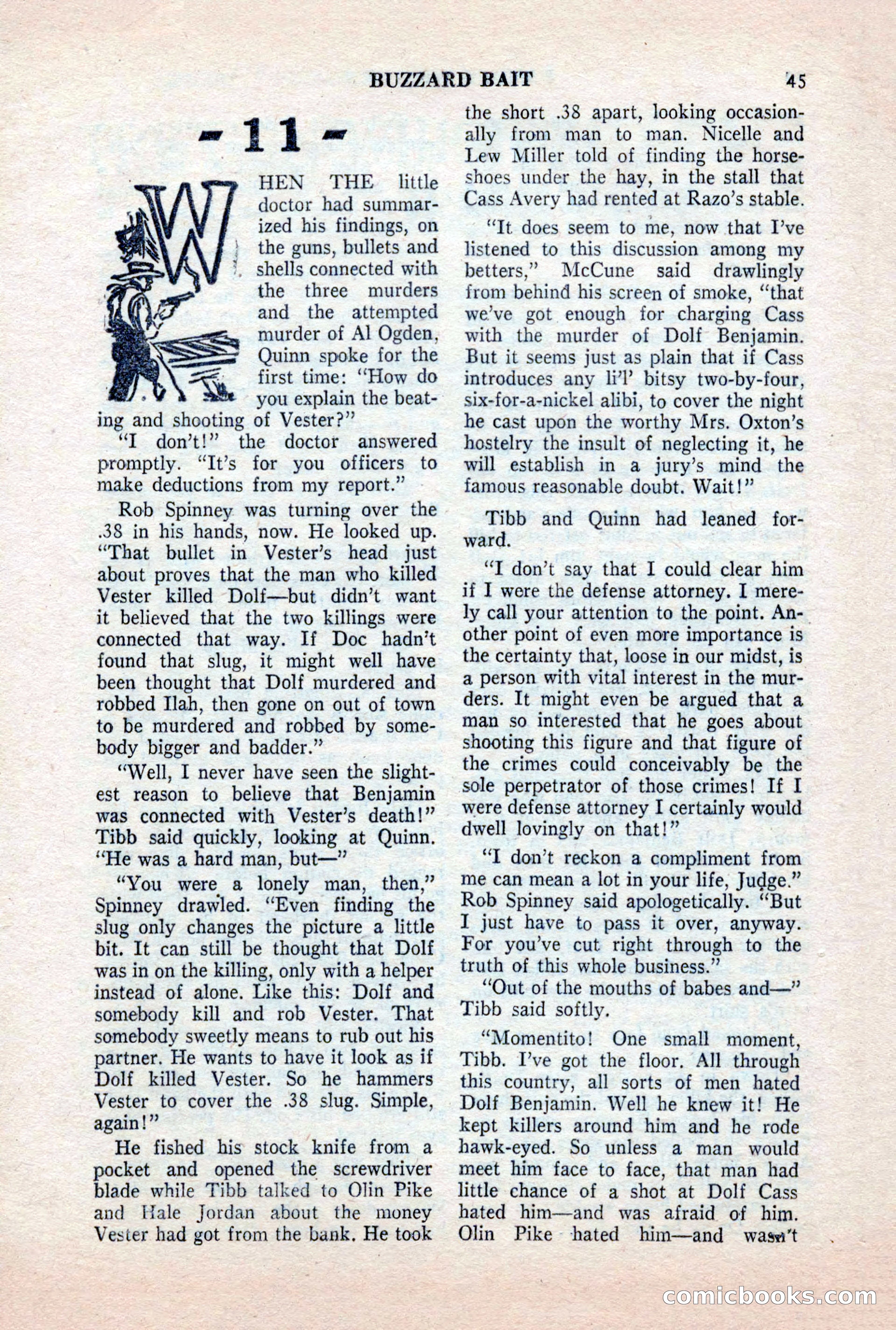 Famous Western, October 1956 — page 45 of 100