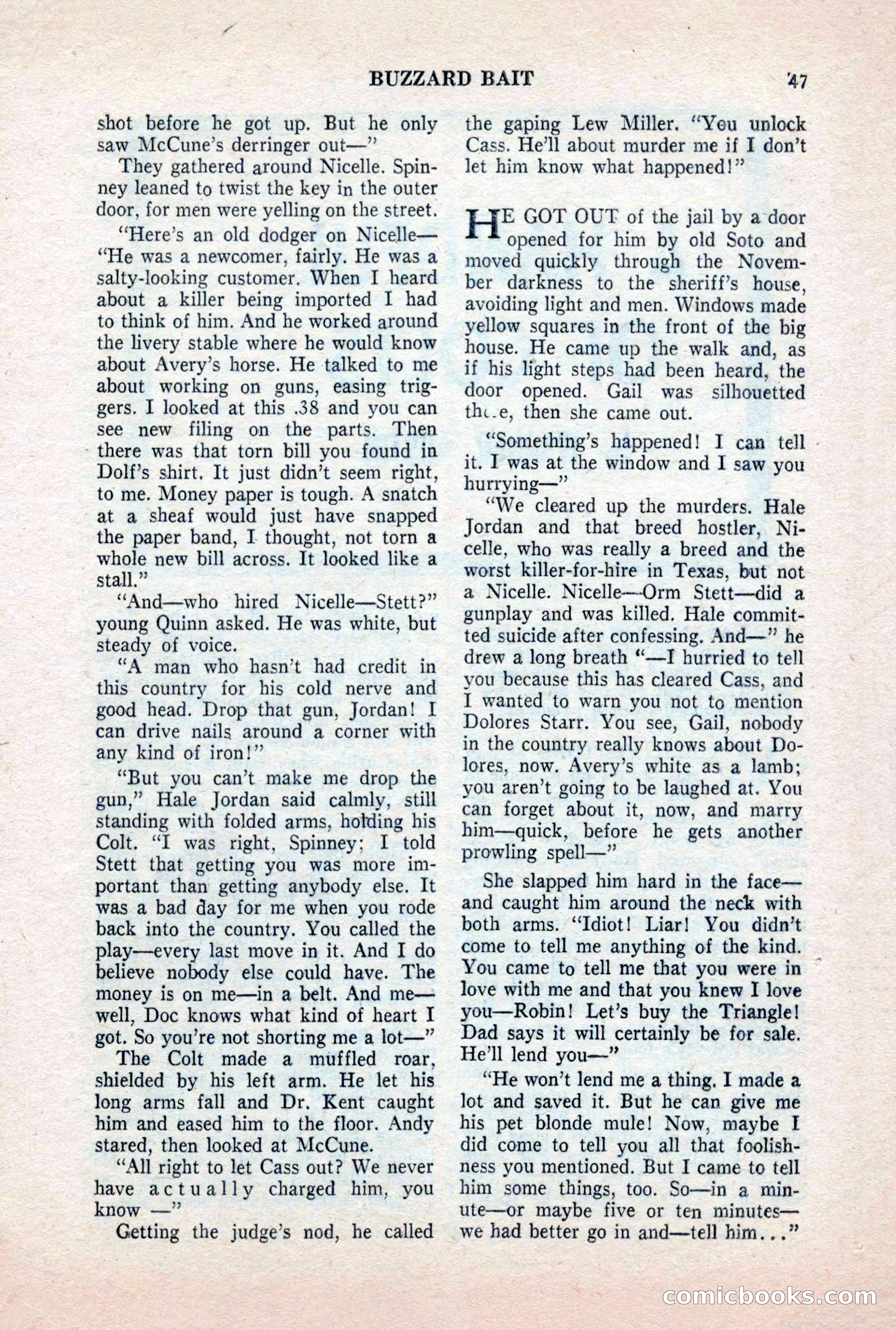 Famous Western, October 1956 — page 47 of 100