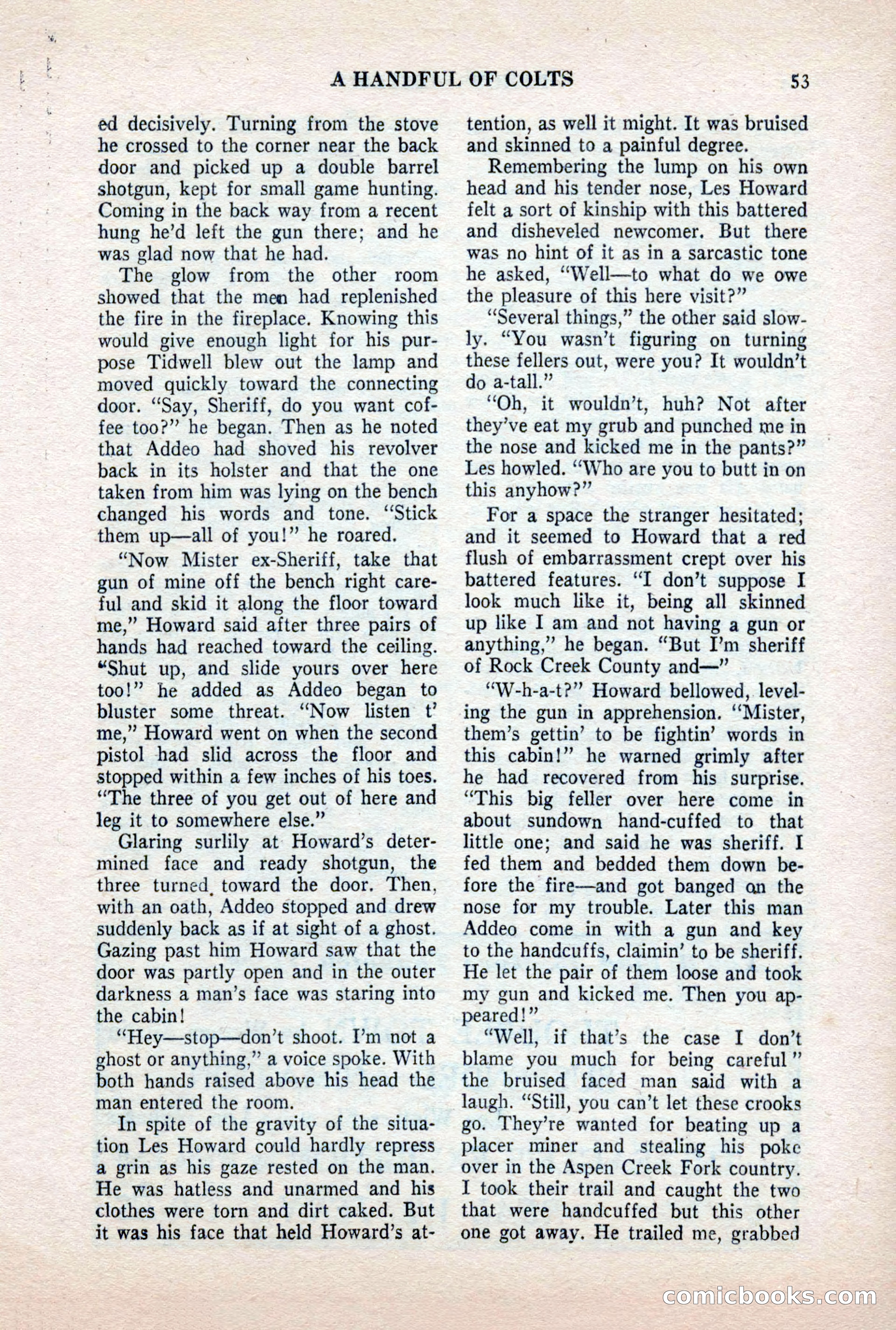 Famous Western, October 1956 — page 53 of 100