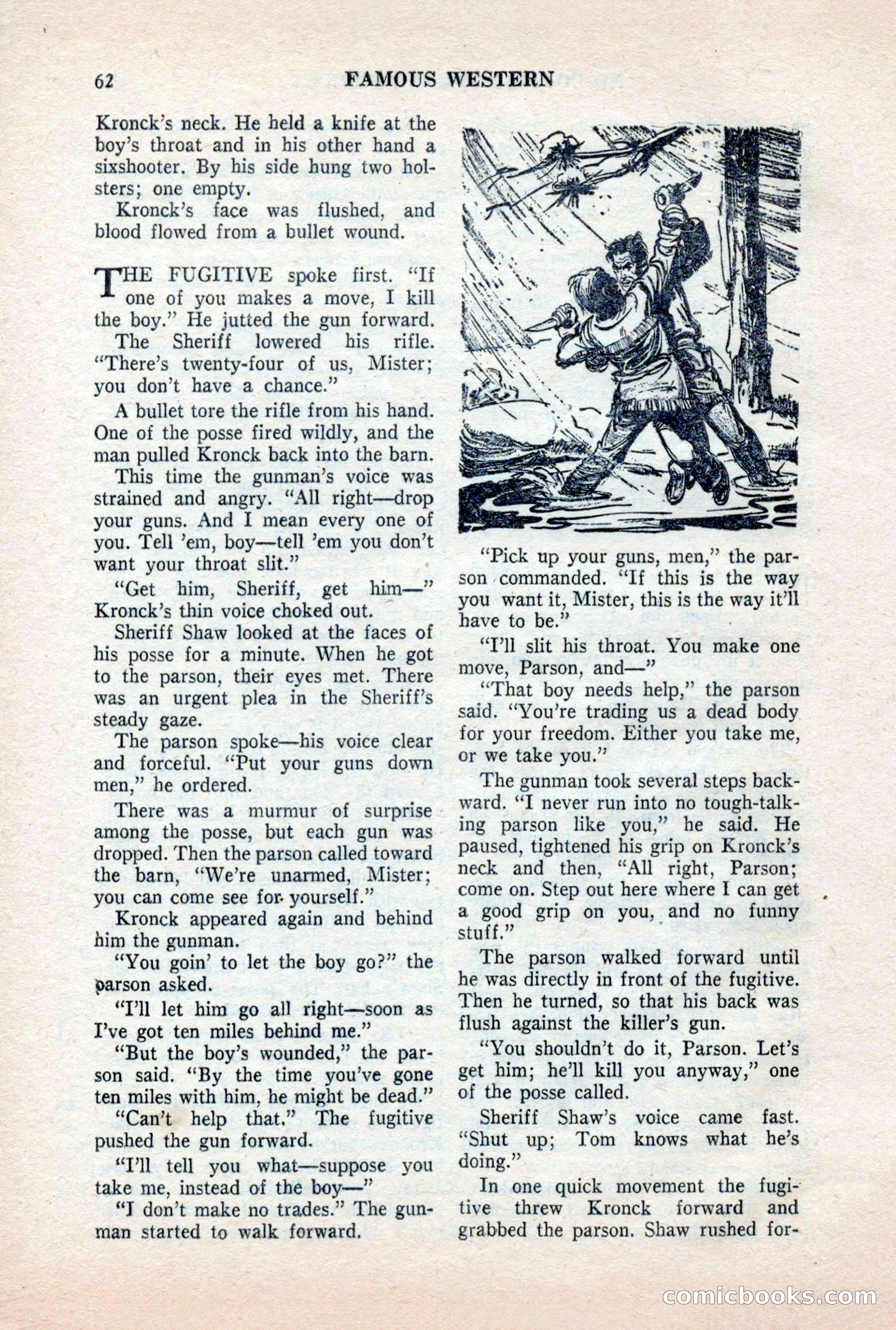 Famous Western, October 1956 — page 62 of 100