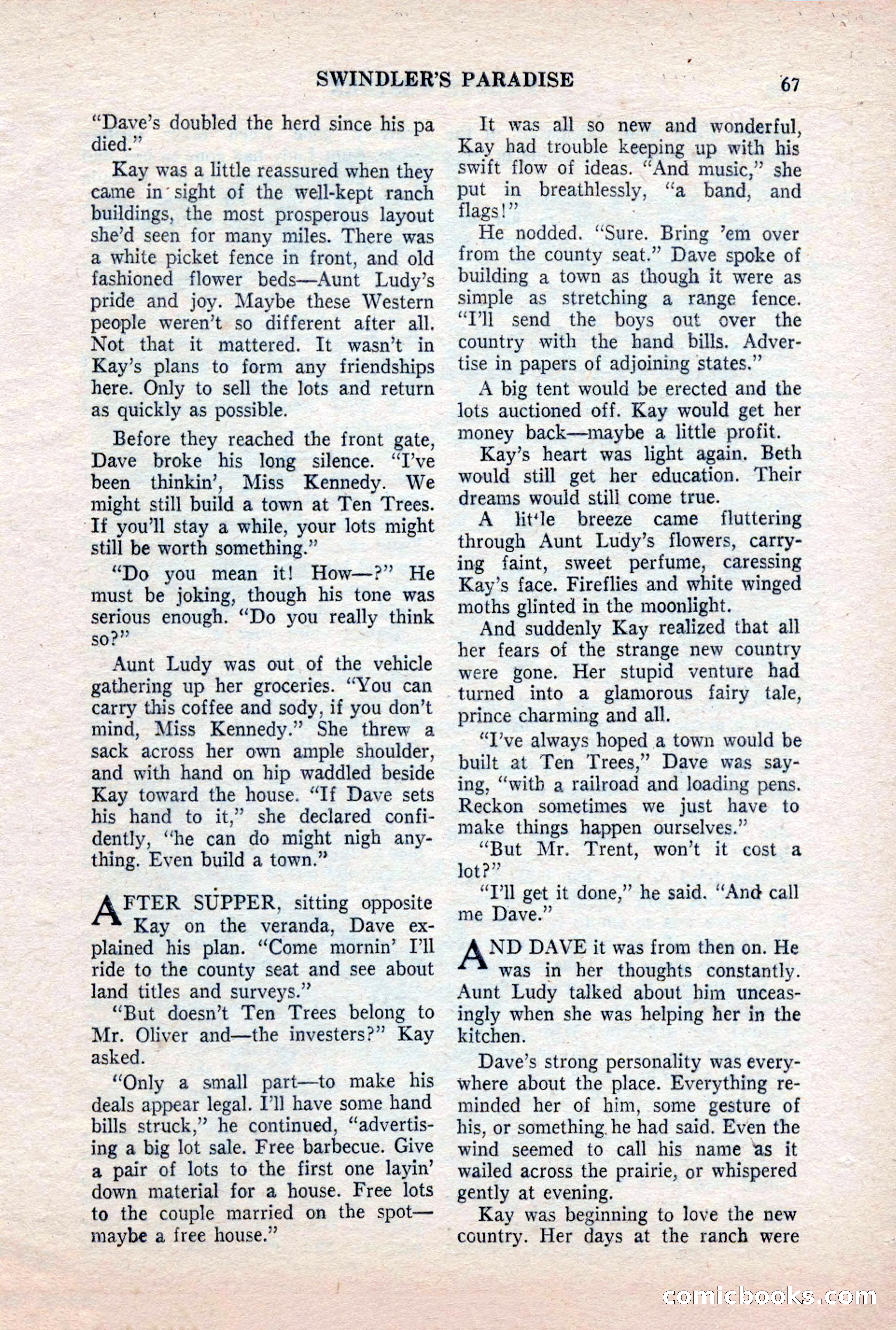 Famous Western, October 1956 — page 67 of 100