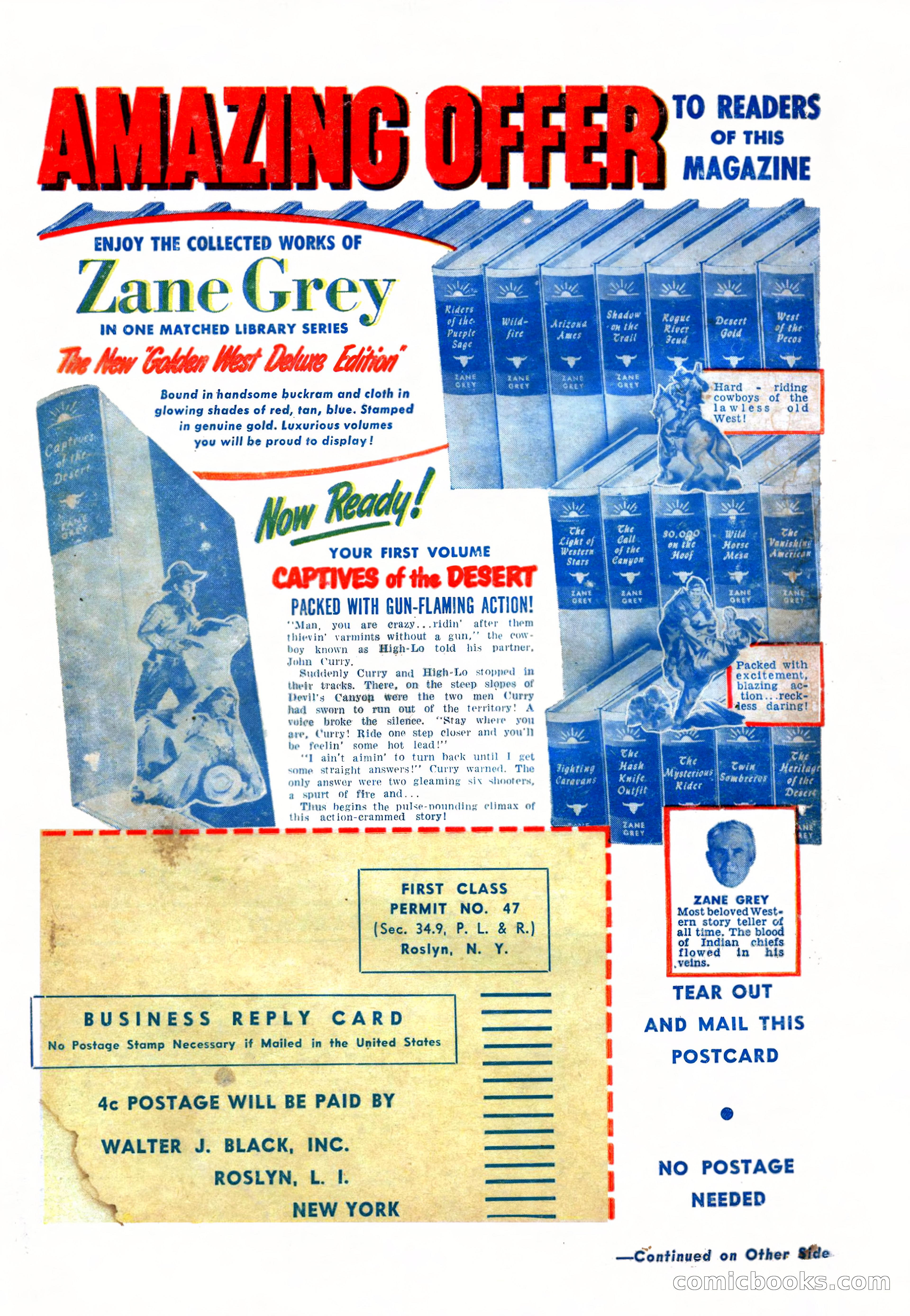 Famous Western, October 1956 — page 100 of 100