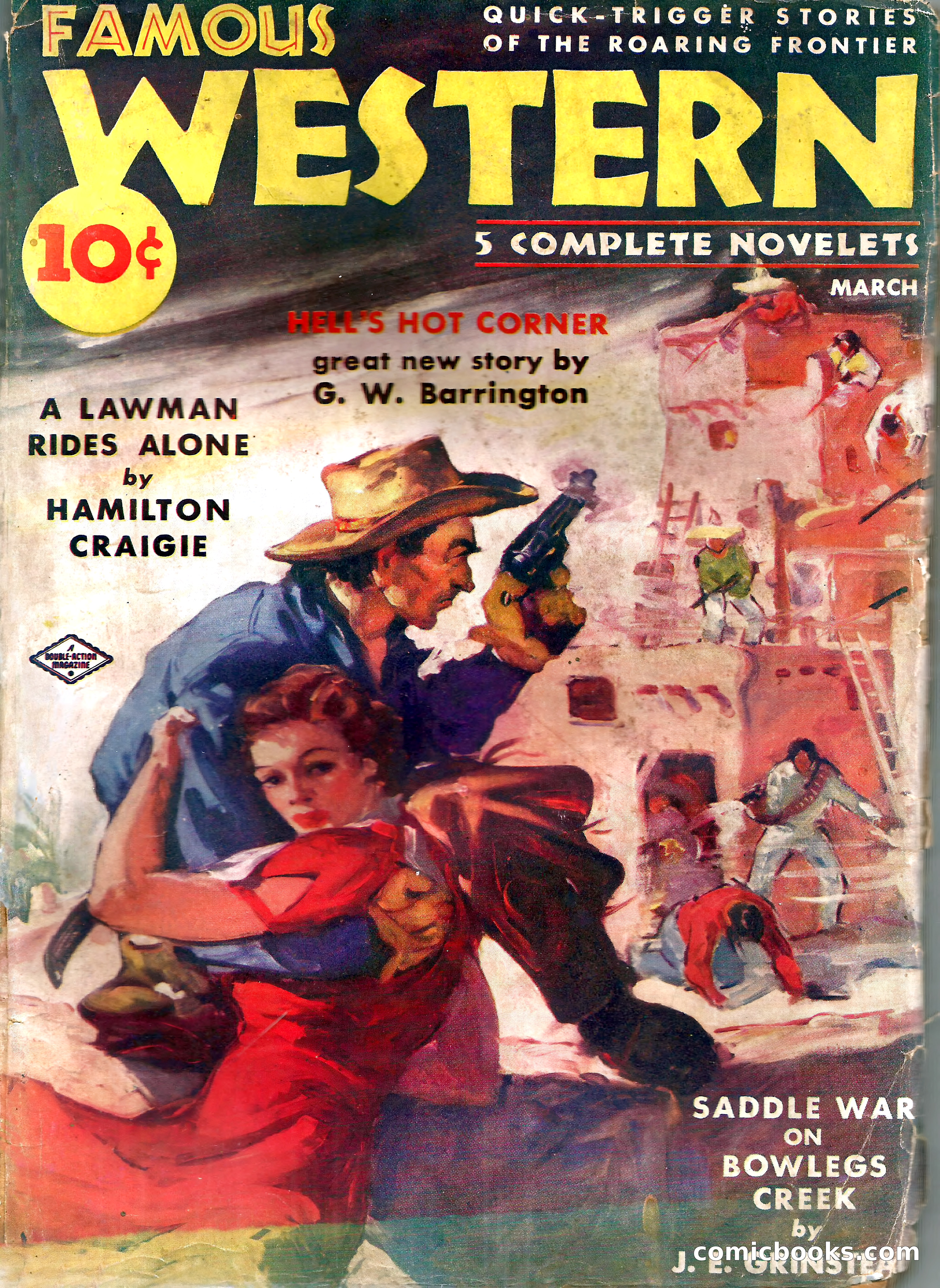 Famous Western, March 1938 — page 1 of 116