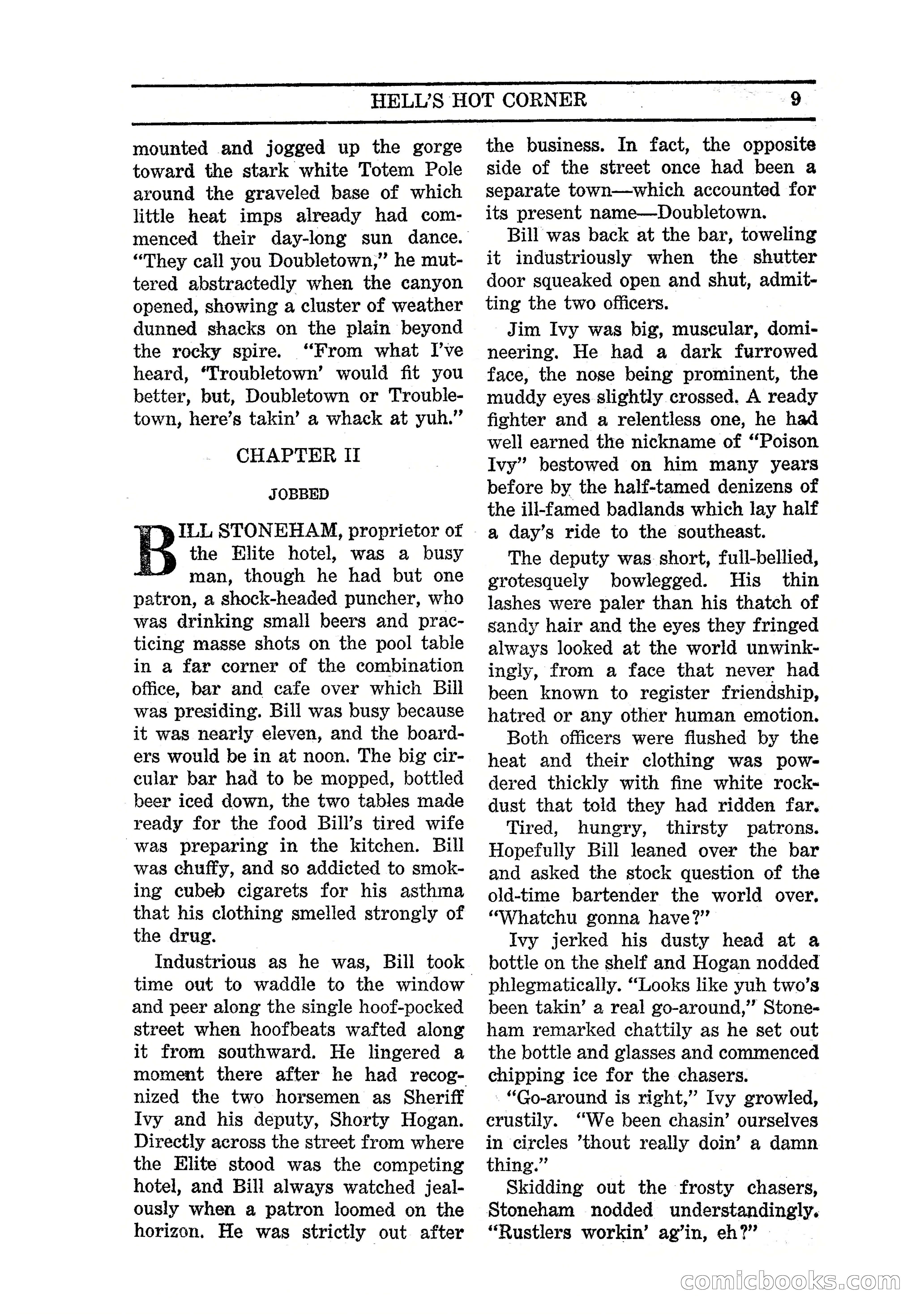 Famous Western, March 1938 — page 11 of 116