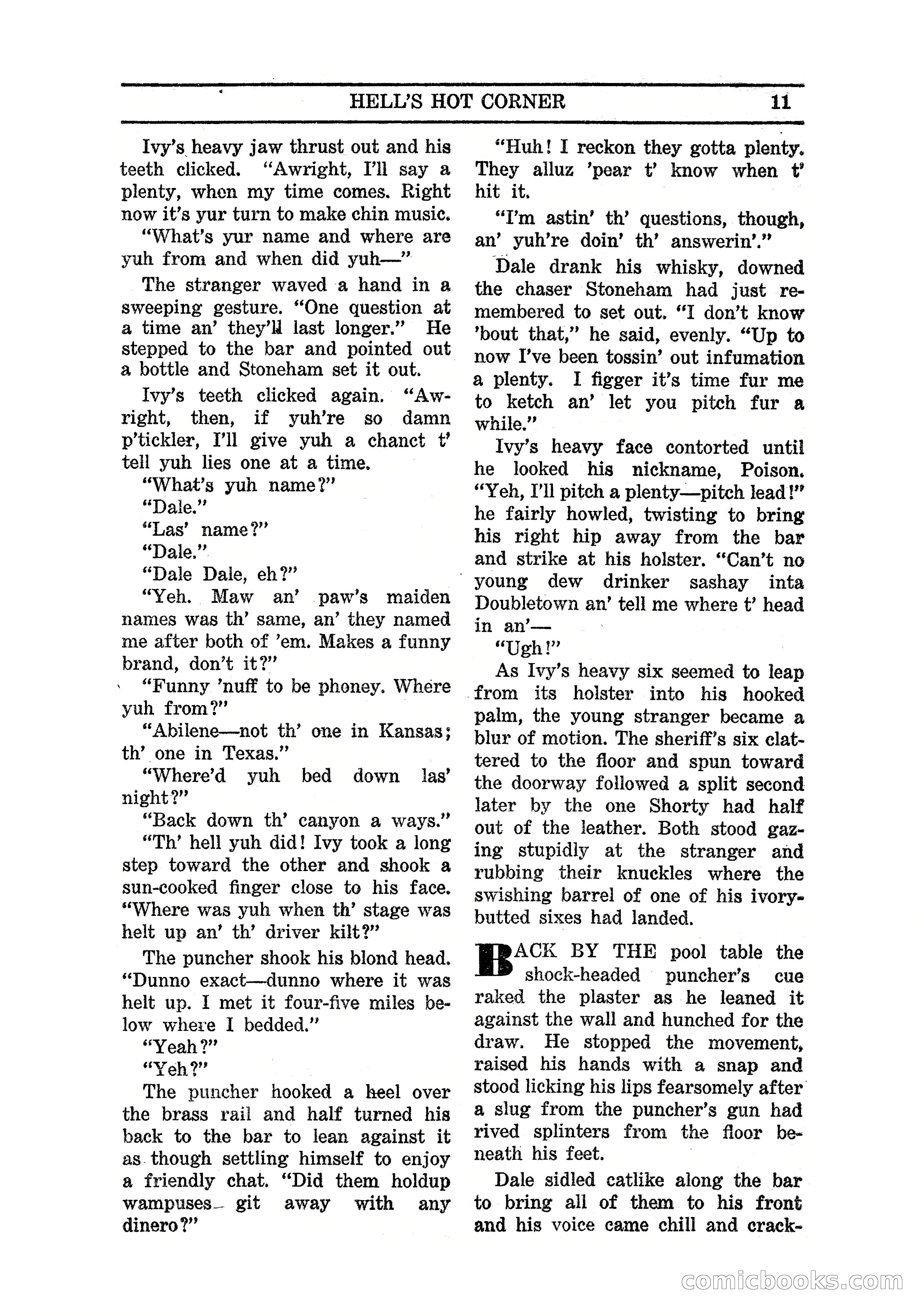 Famous Western, March 1938 — page 13 of 116