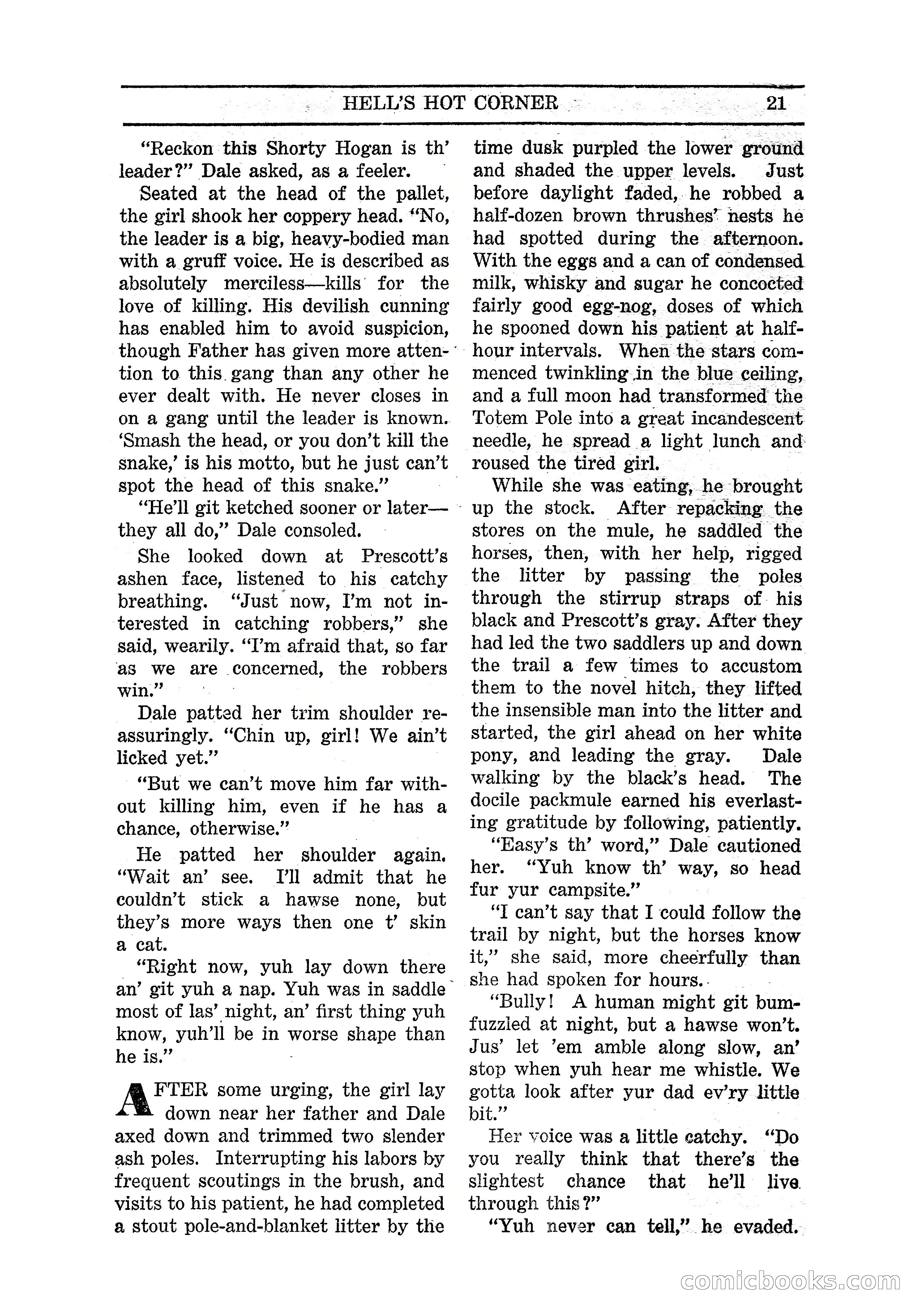 Famous Western, March 1938 — page 23 of 116