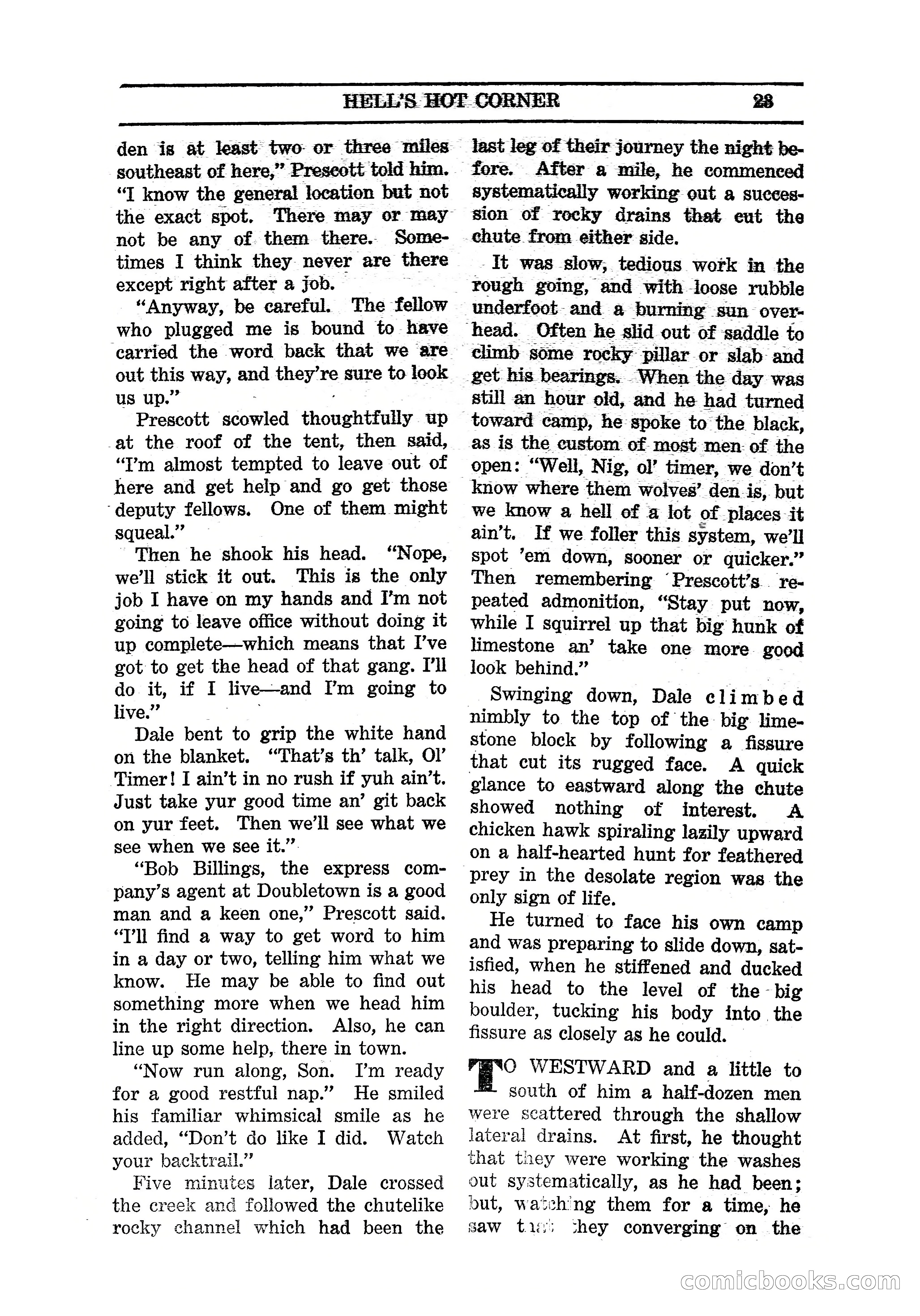 Famous Western, March 1938 — page 25 of 116