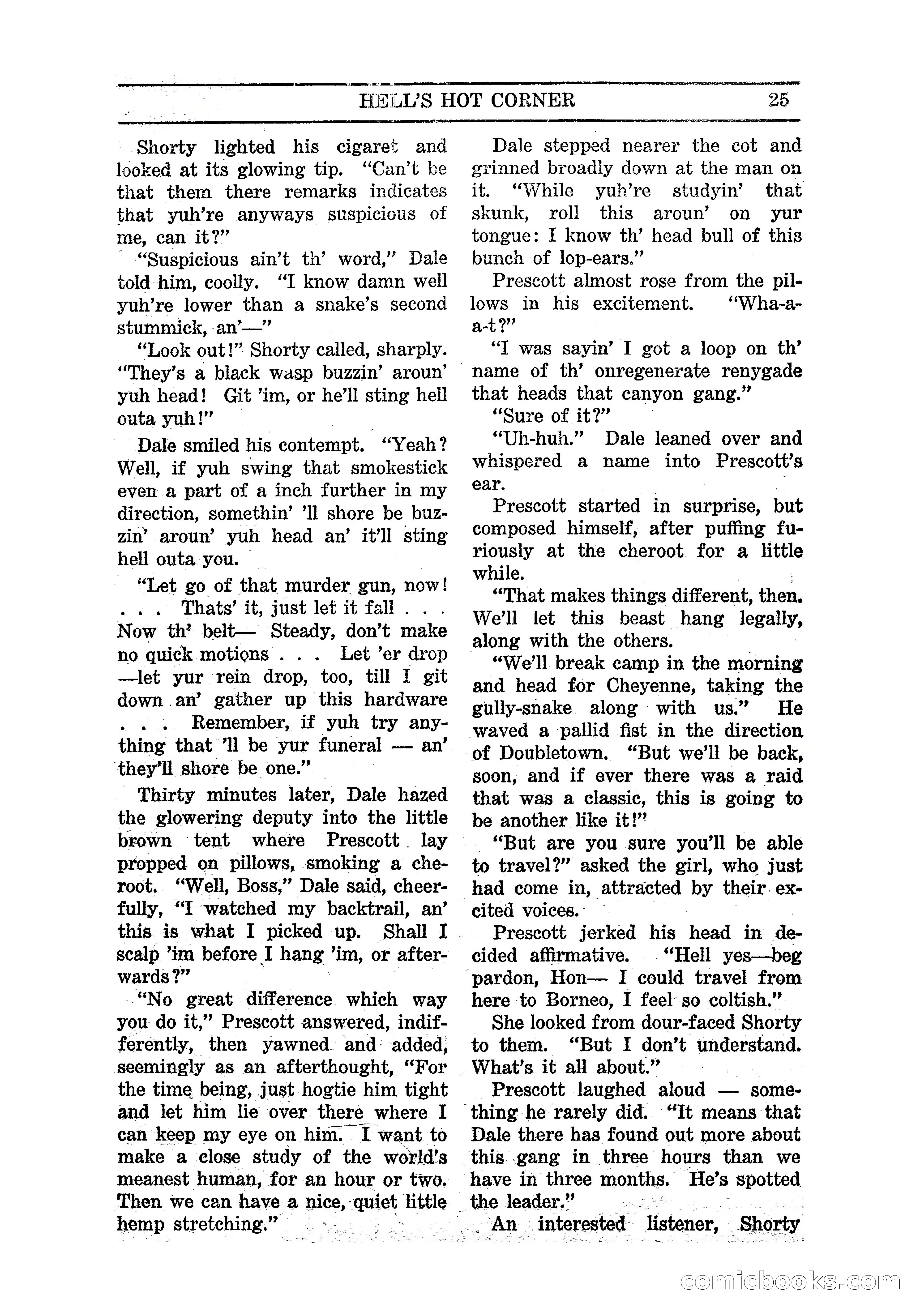 Famous Western, March 1938 — page 27 of 116