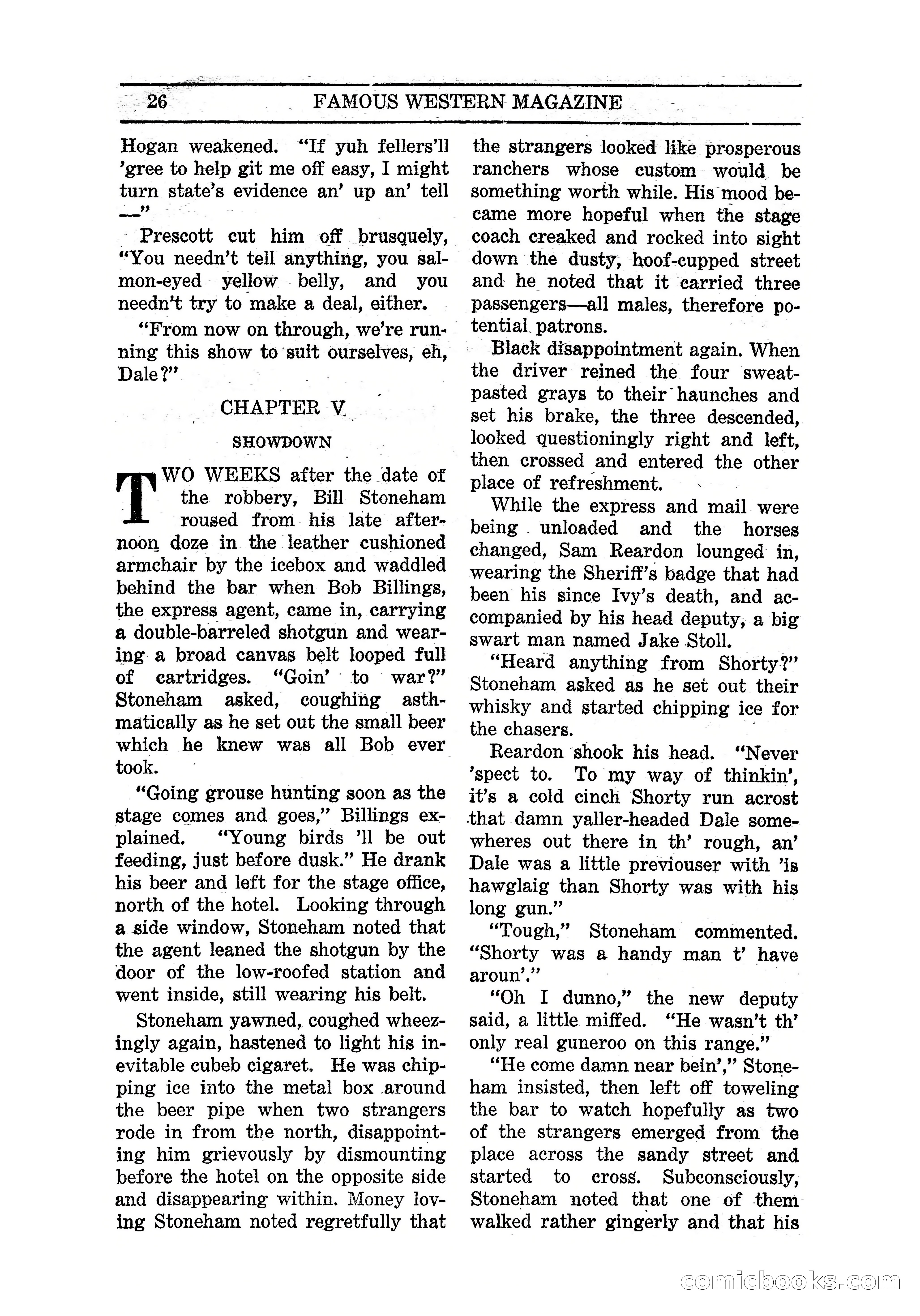 Famous Western, March 1938 — page 28 of 116