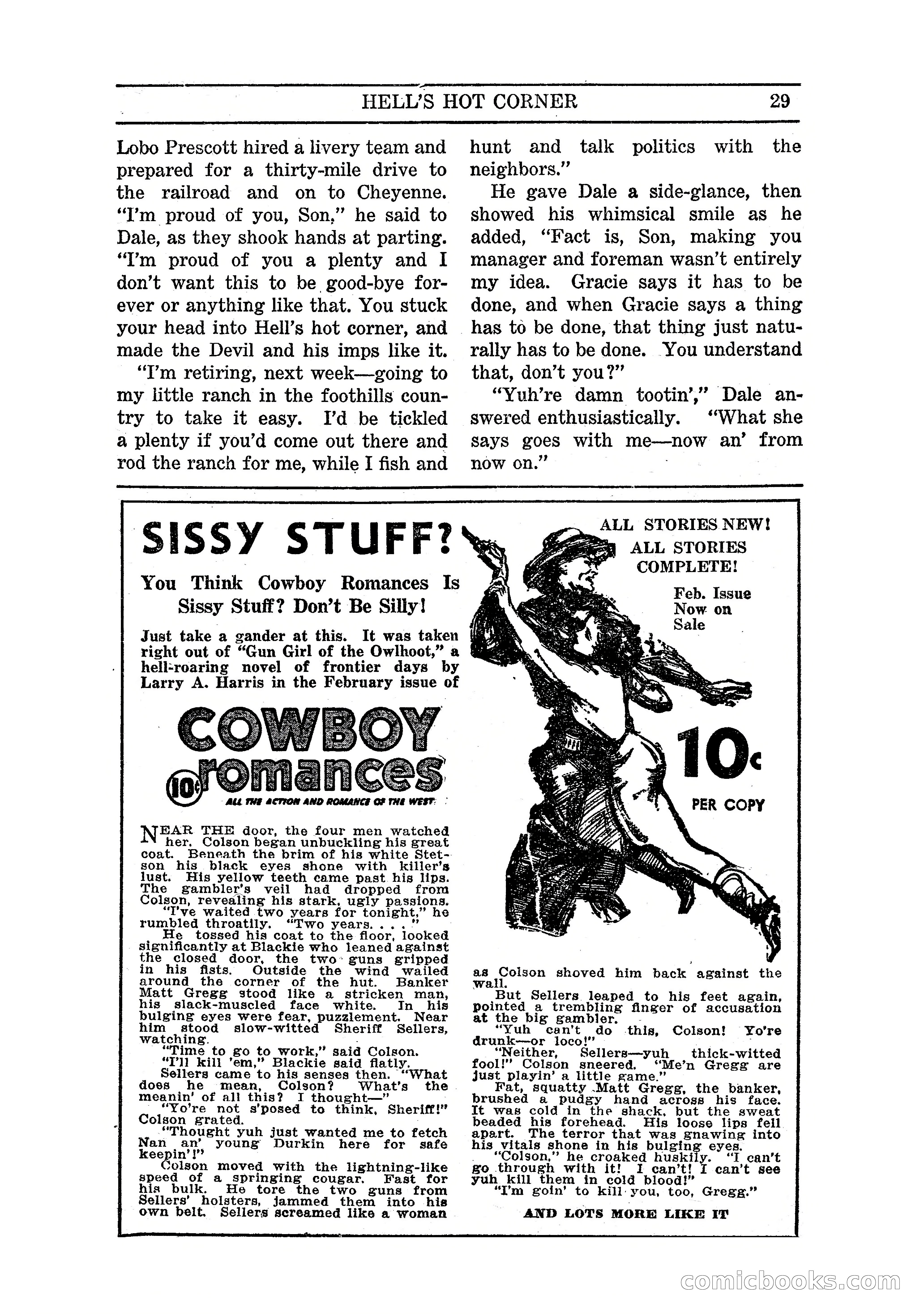 Famous Western, March 1938 — page 31 of 116