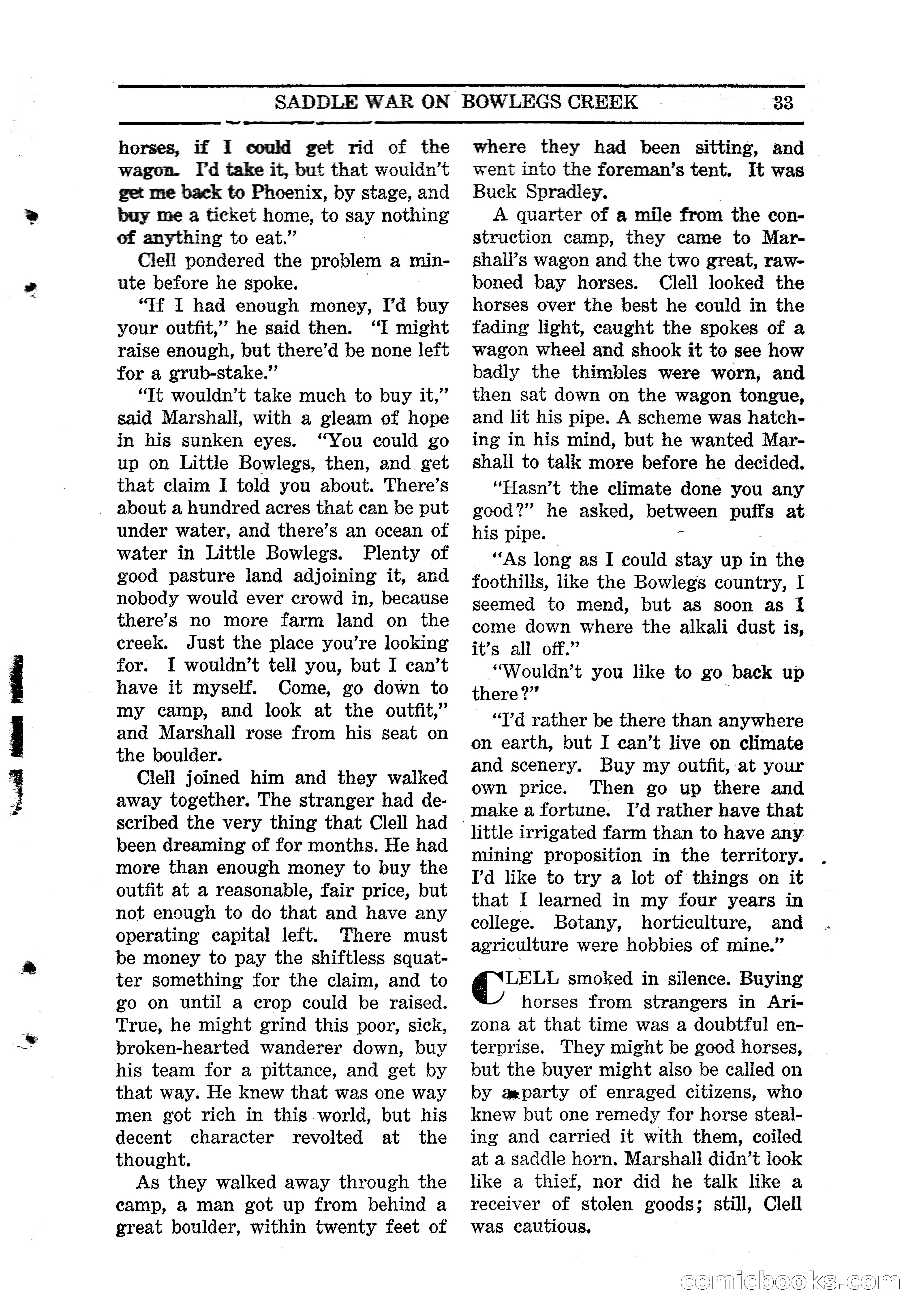 Famous Western, March 1938 — page 35 of 116