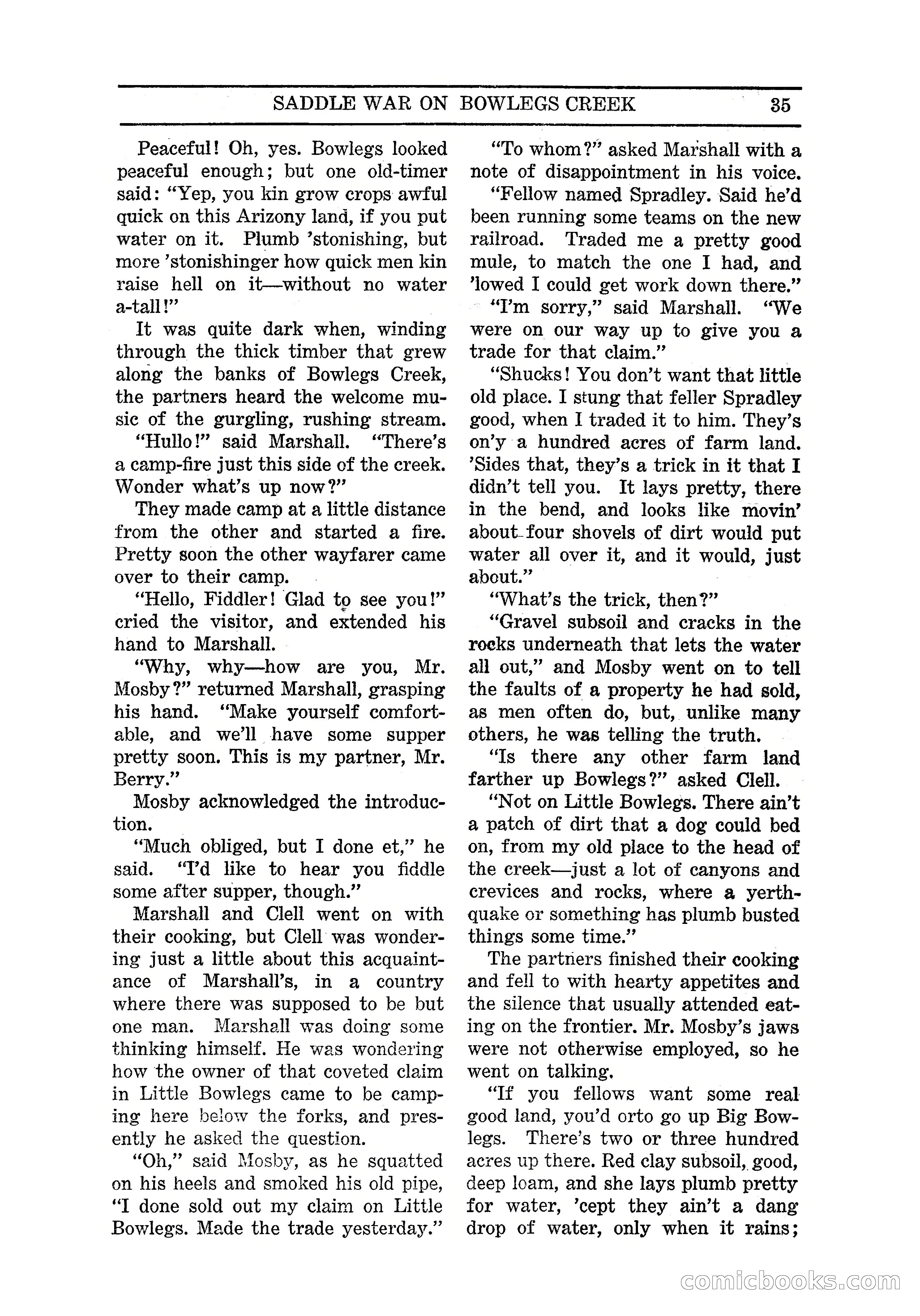 Famous Western, March 1938 — page 37 of 116
