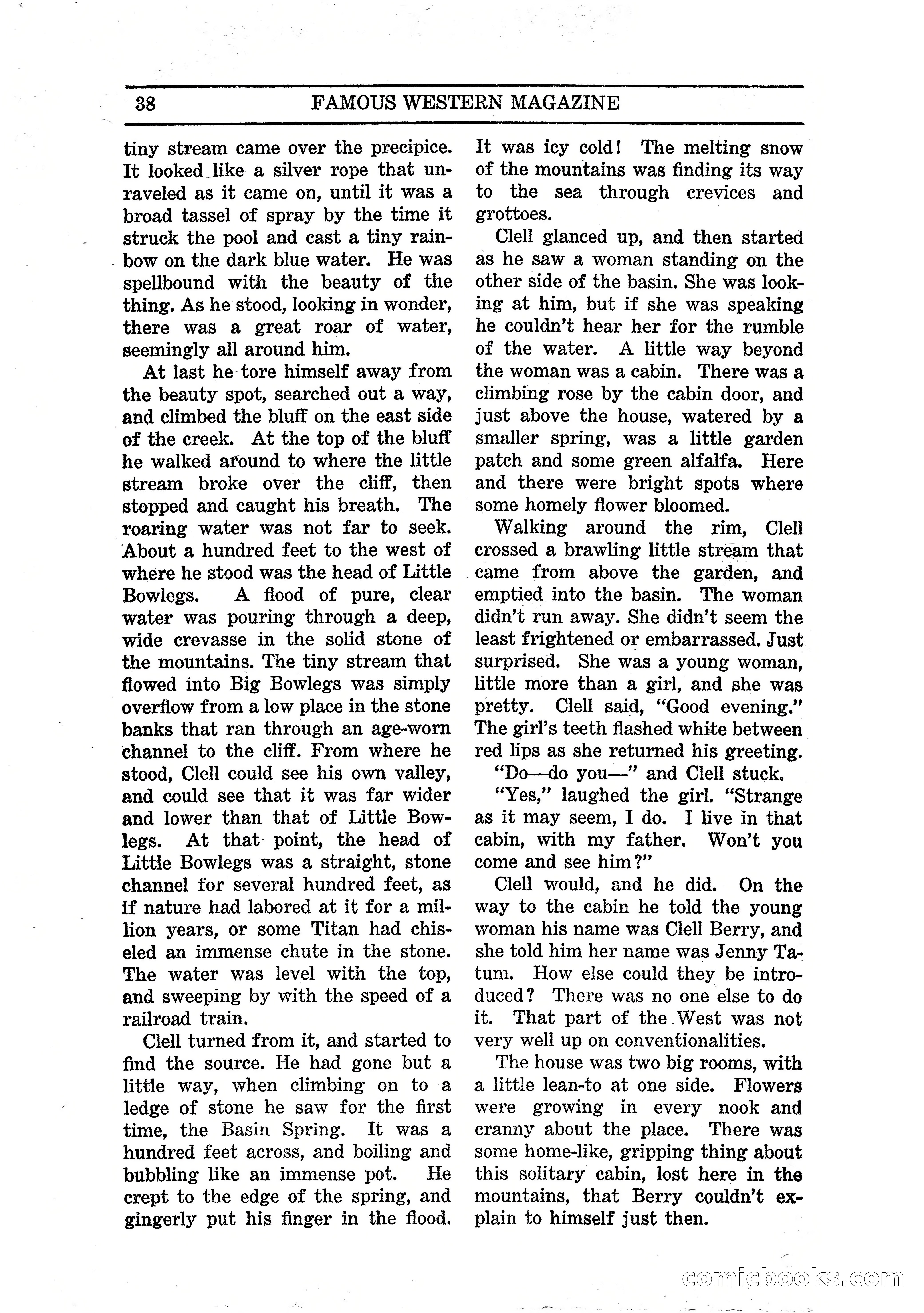 Famous Western, March 1938 — page 40 of 116