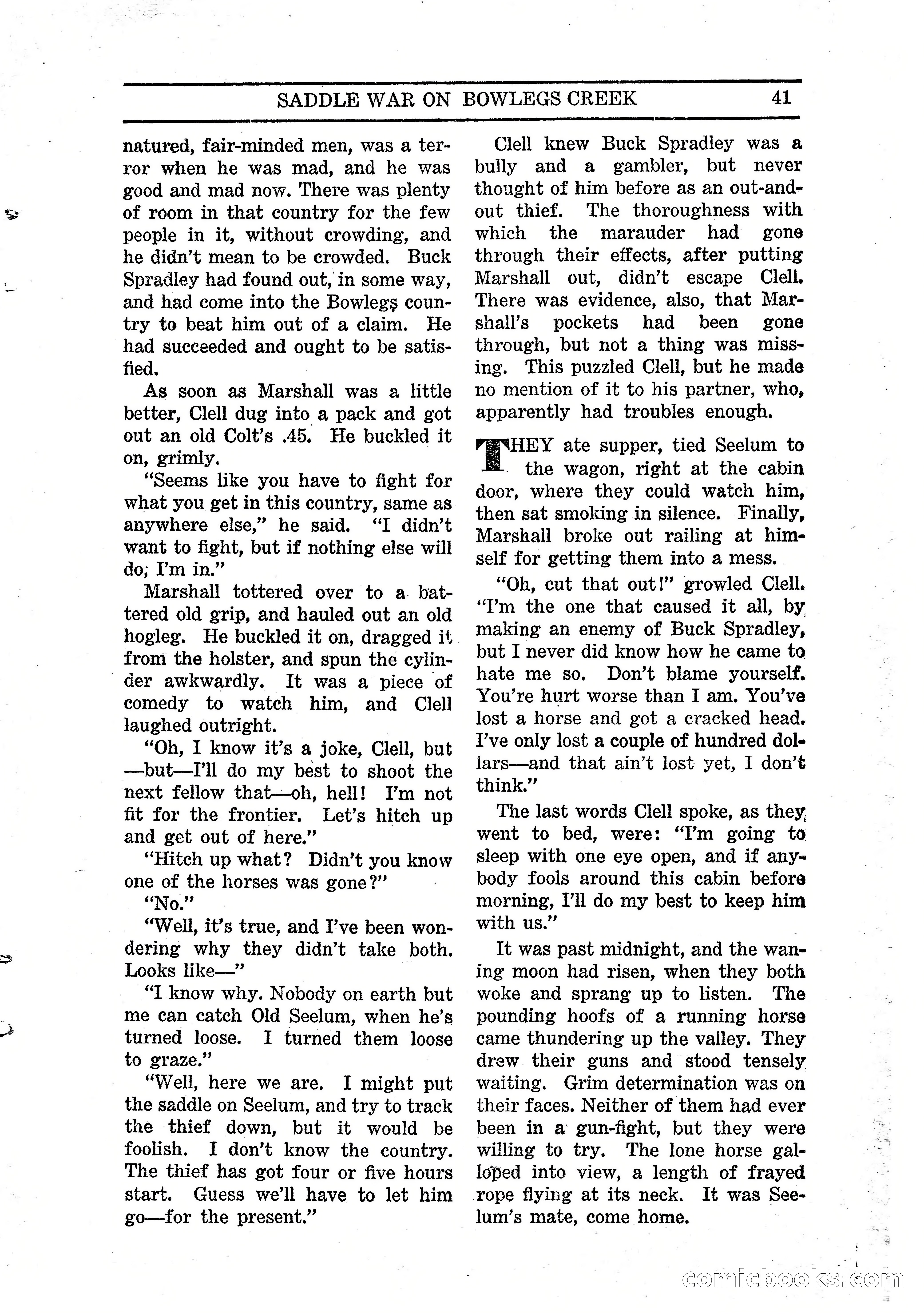 Famous Western, March 1938 — page 43 of 116