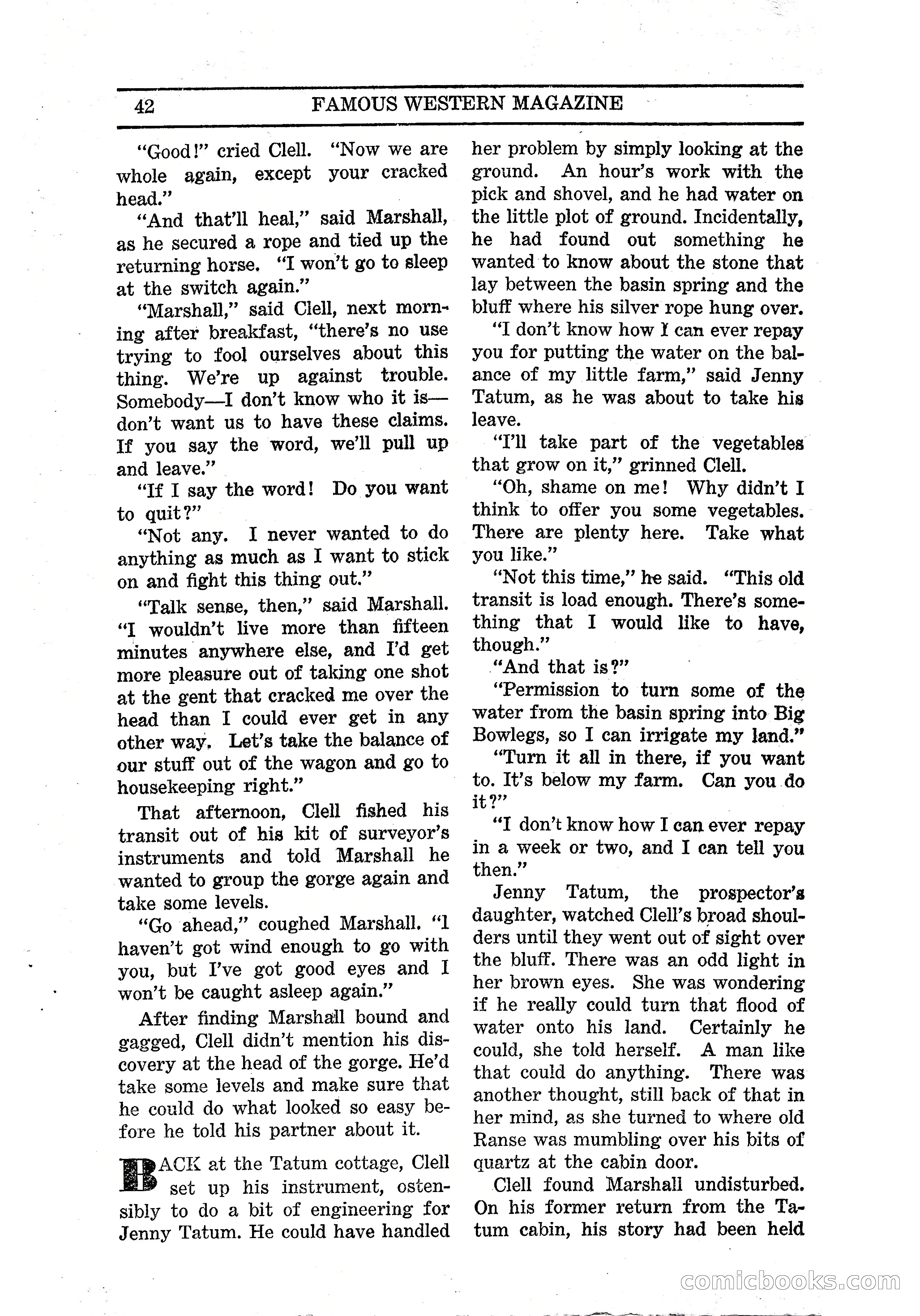 Famous Western, March 1938 — page 44 of 116