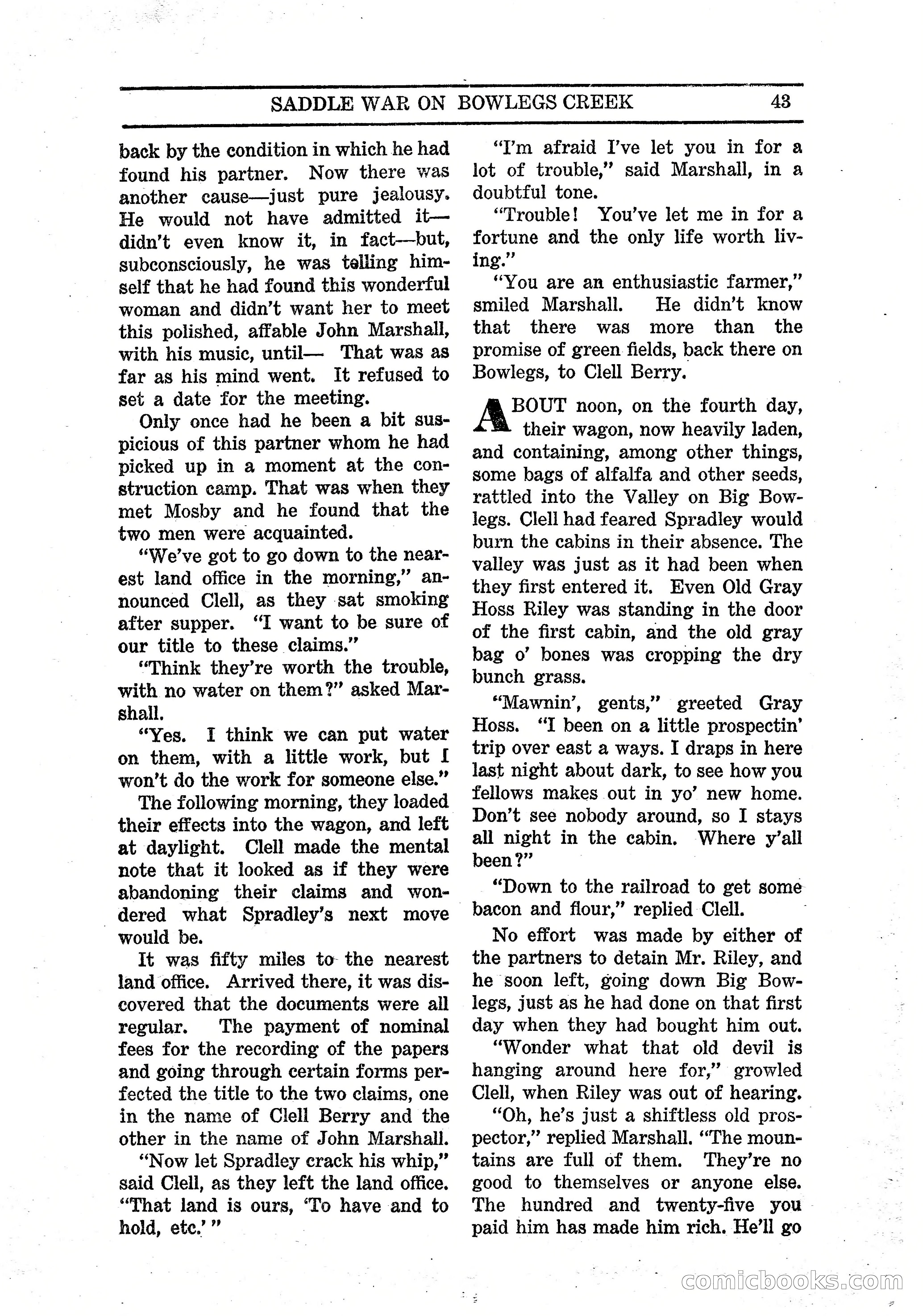 Famous Western, March 1938 — page 45 of 116