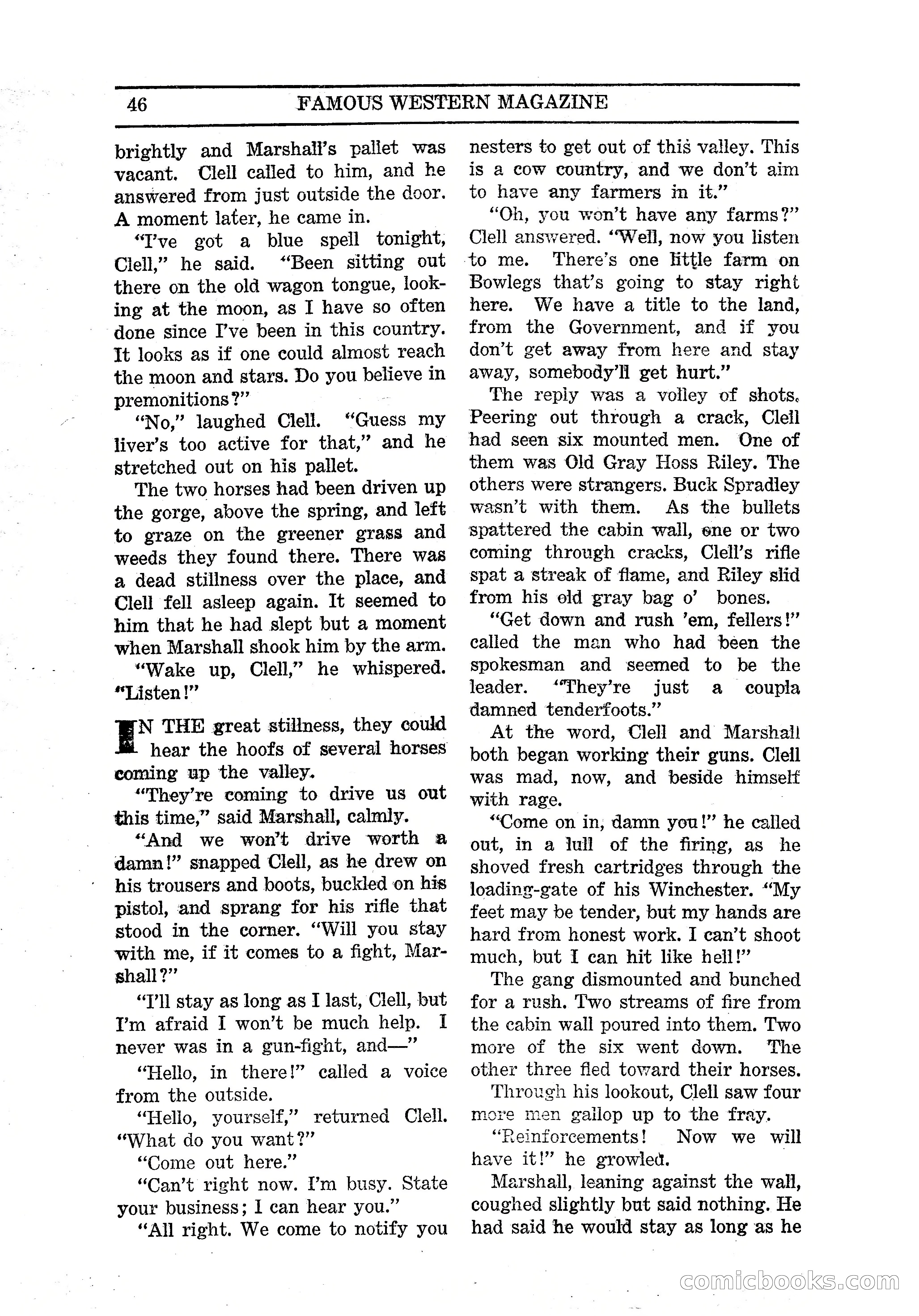 Famous Western, March 1938 — page 48 of 116