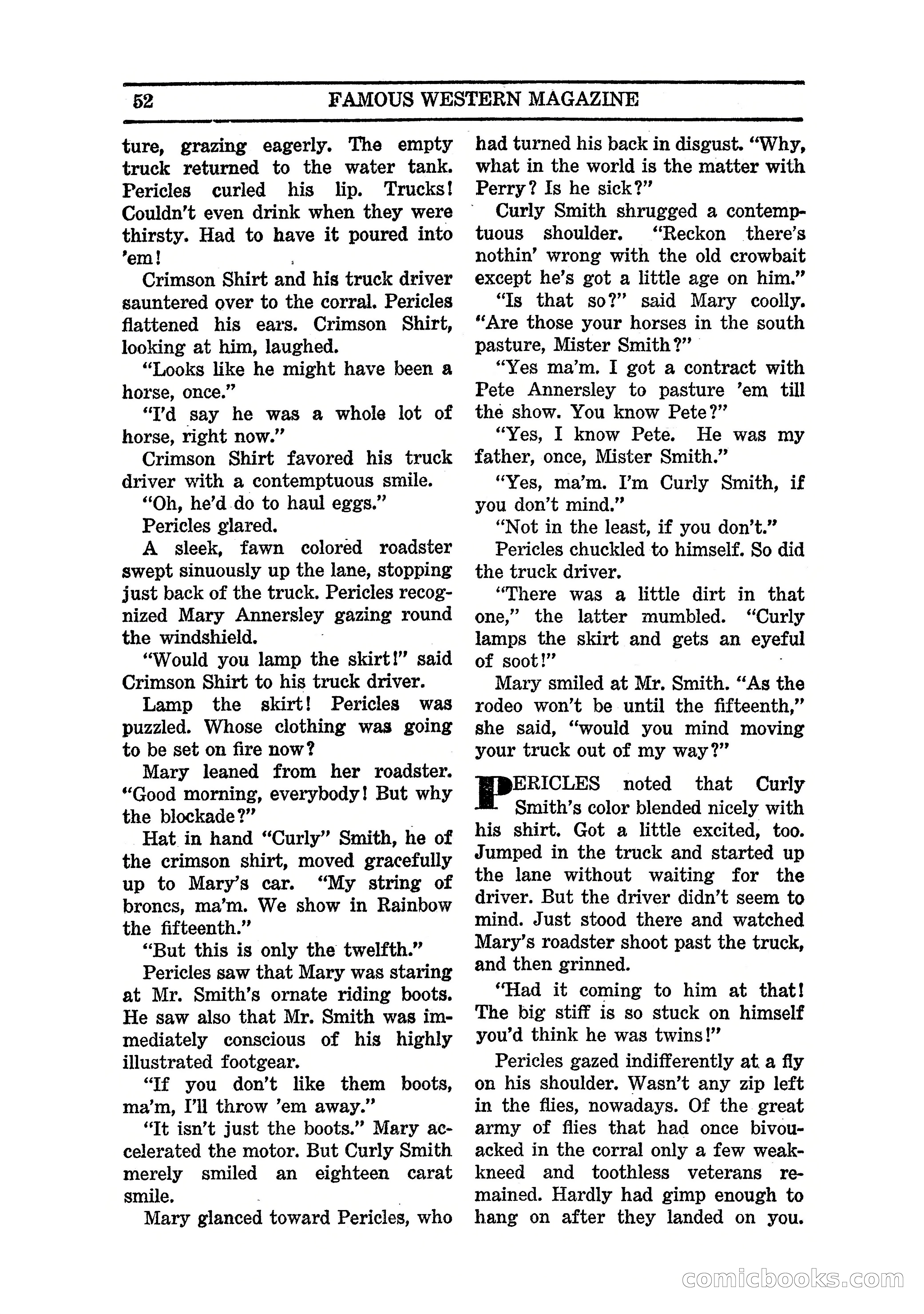 Famous Western, March 1938 — page 54 of 116
