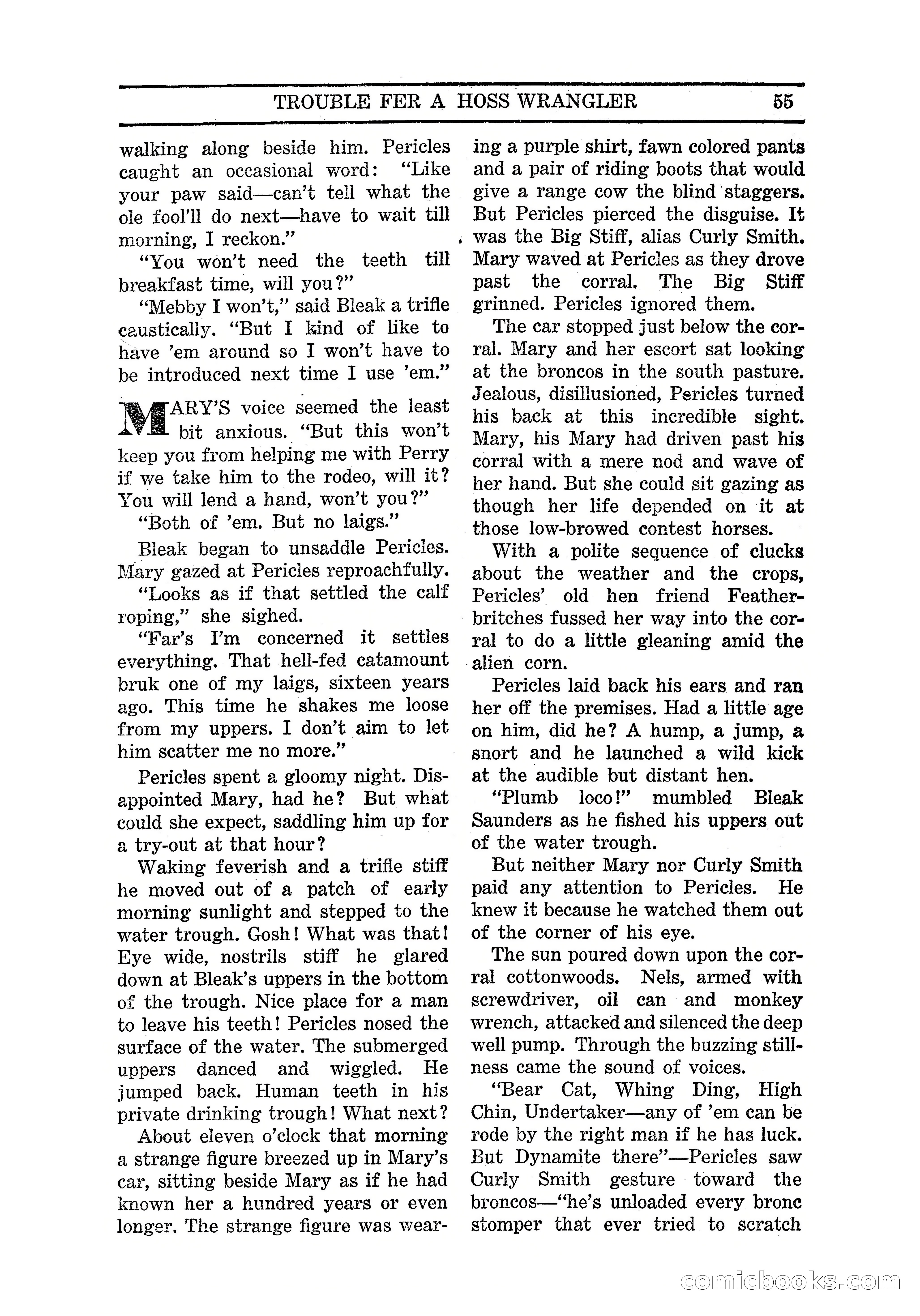 Famous Western, March 1938 — page 57 of 116
