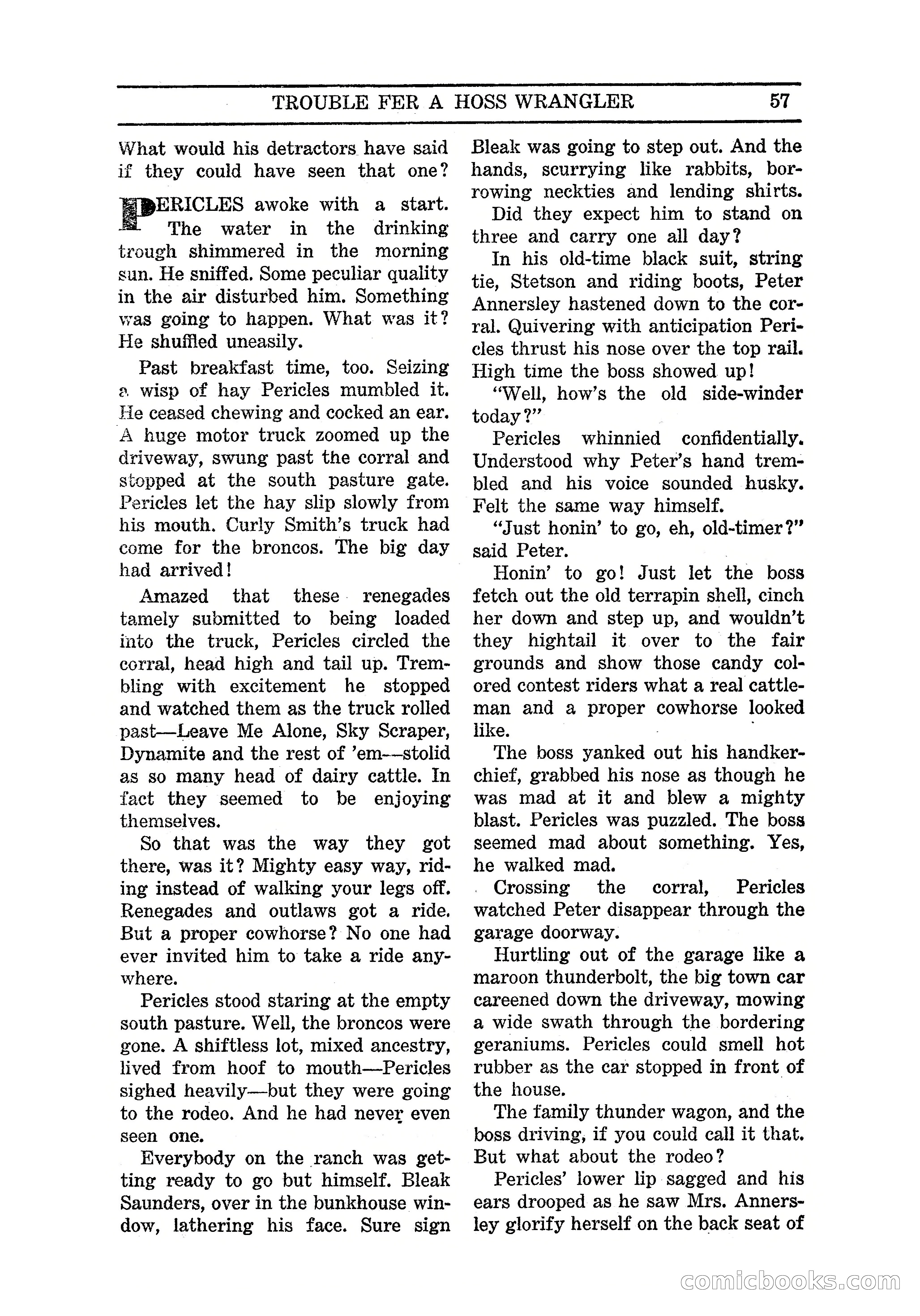 Famous Western, March 1938 — page 59 of 116