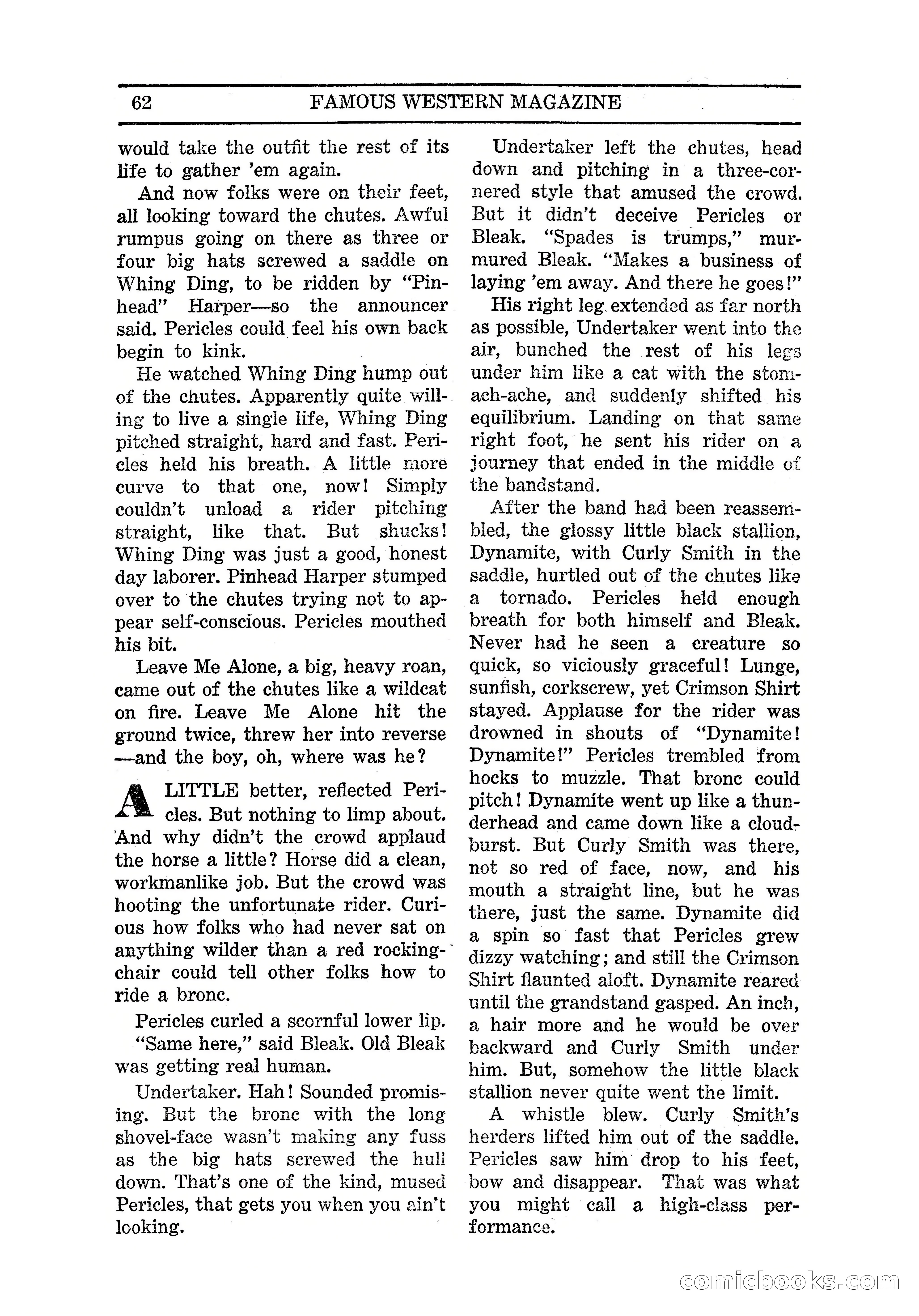 Famous Western, March 1938 — page 64 of 116