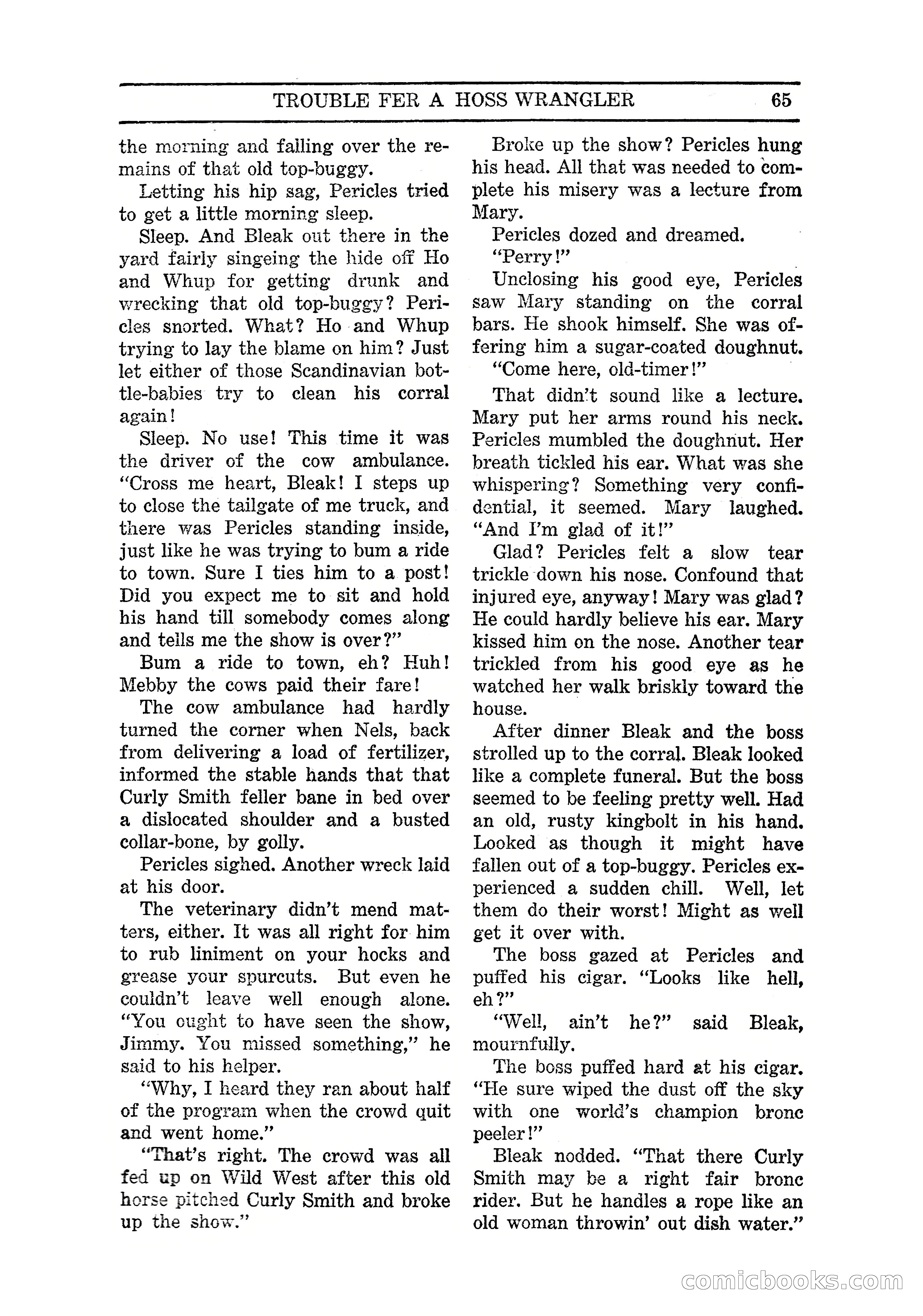 Famous Western, March 1938 — page 67 of 116