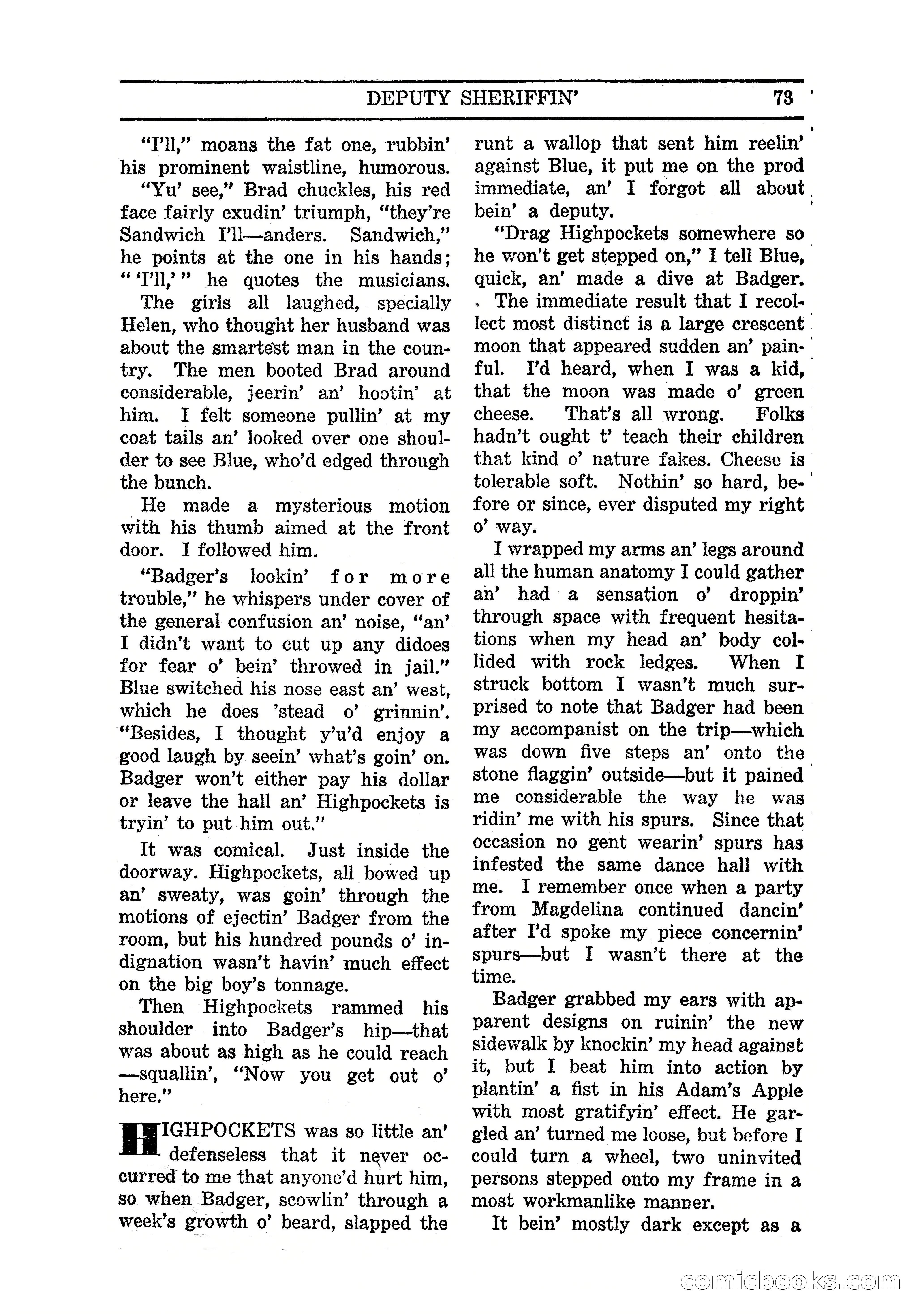 Famous Western, March 1938 — page 75 of 116
