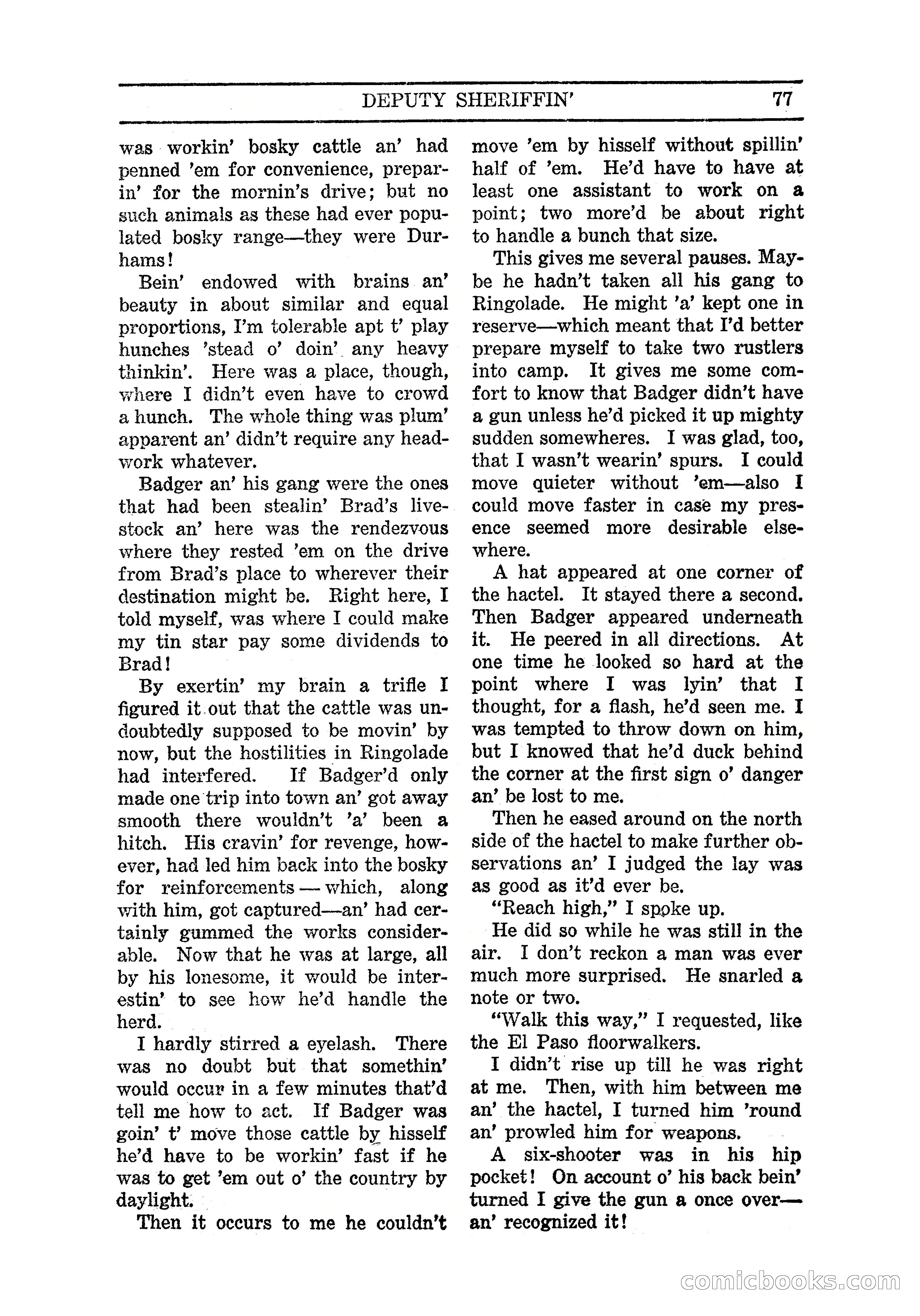 Famous Western, March 1938 — page 79 of 116