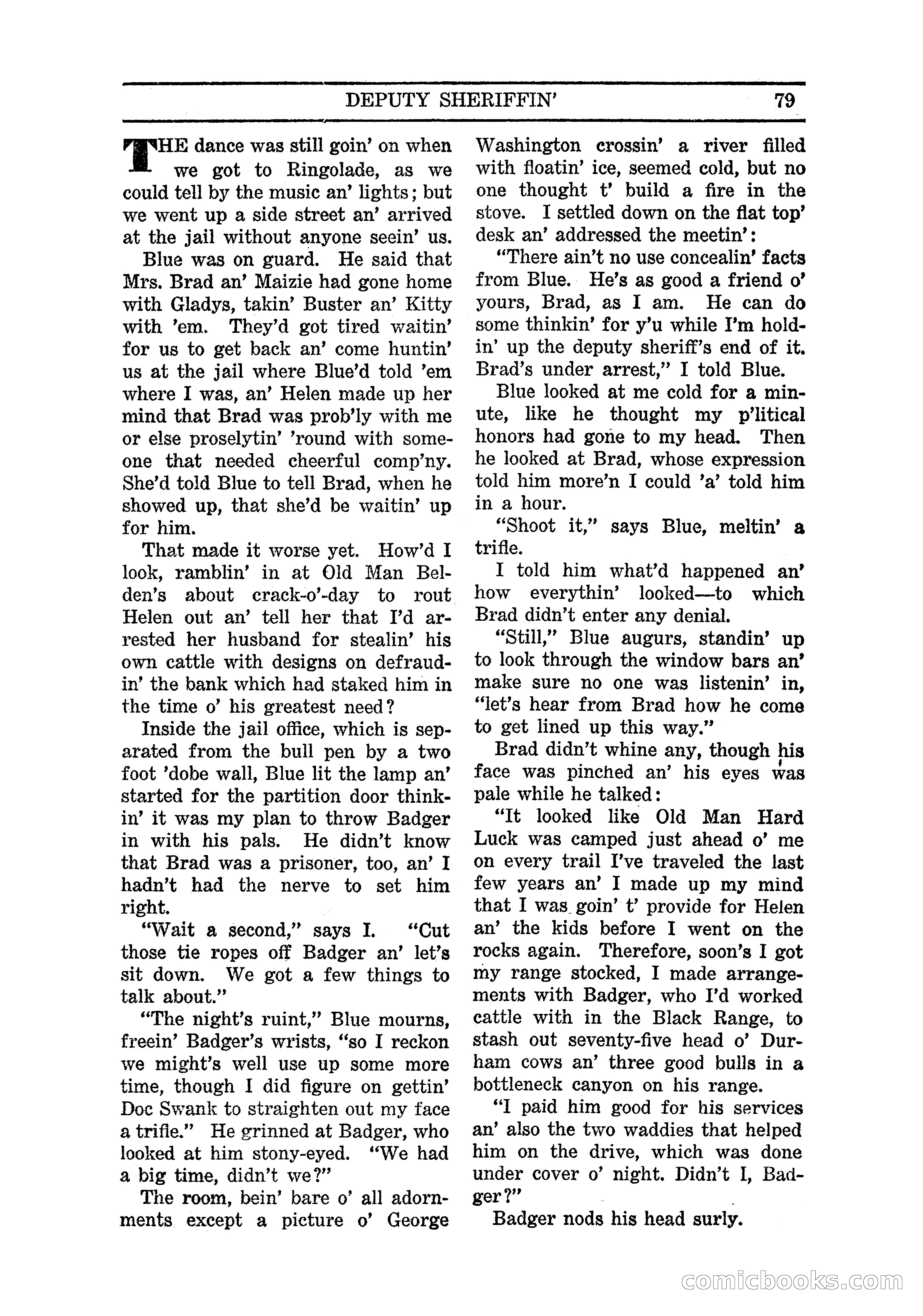 Famous Western, March 1938 — page 81 of 116