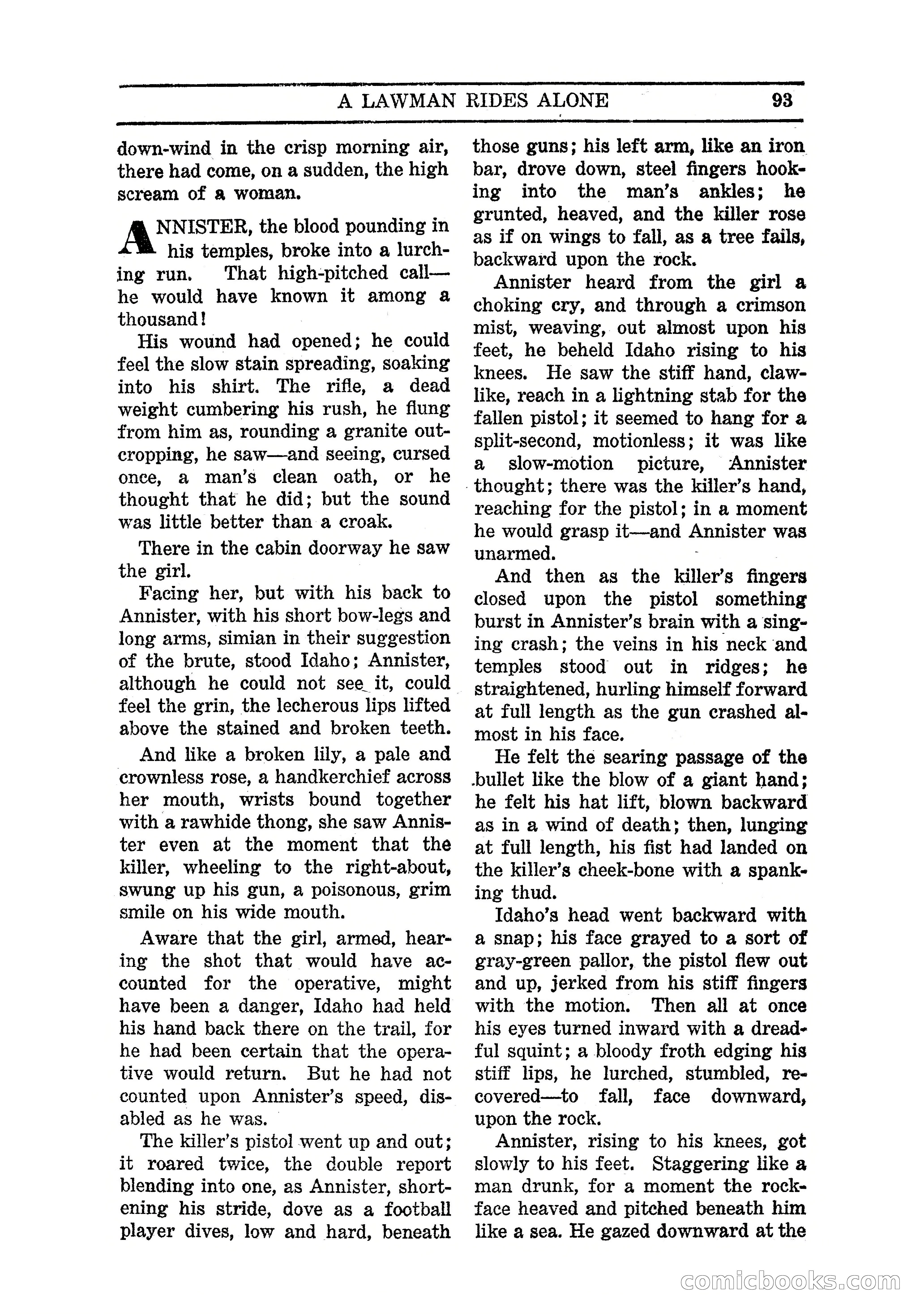 Famous Western, March 1938 — page 95 of 116