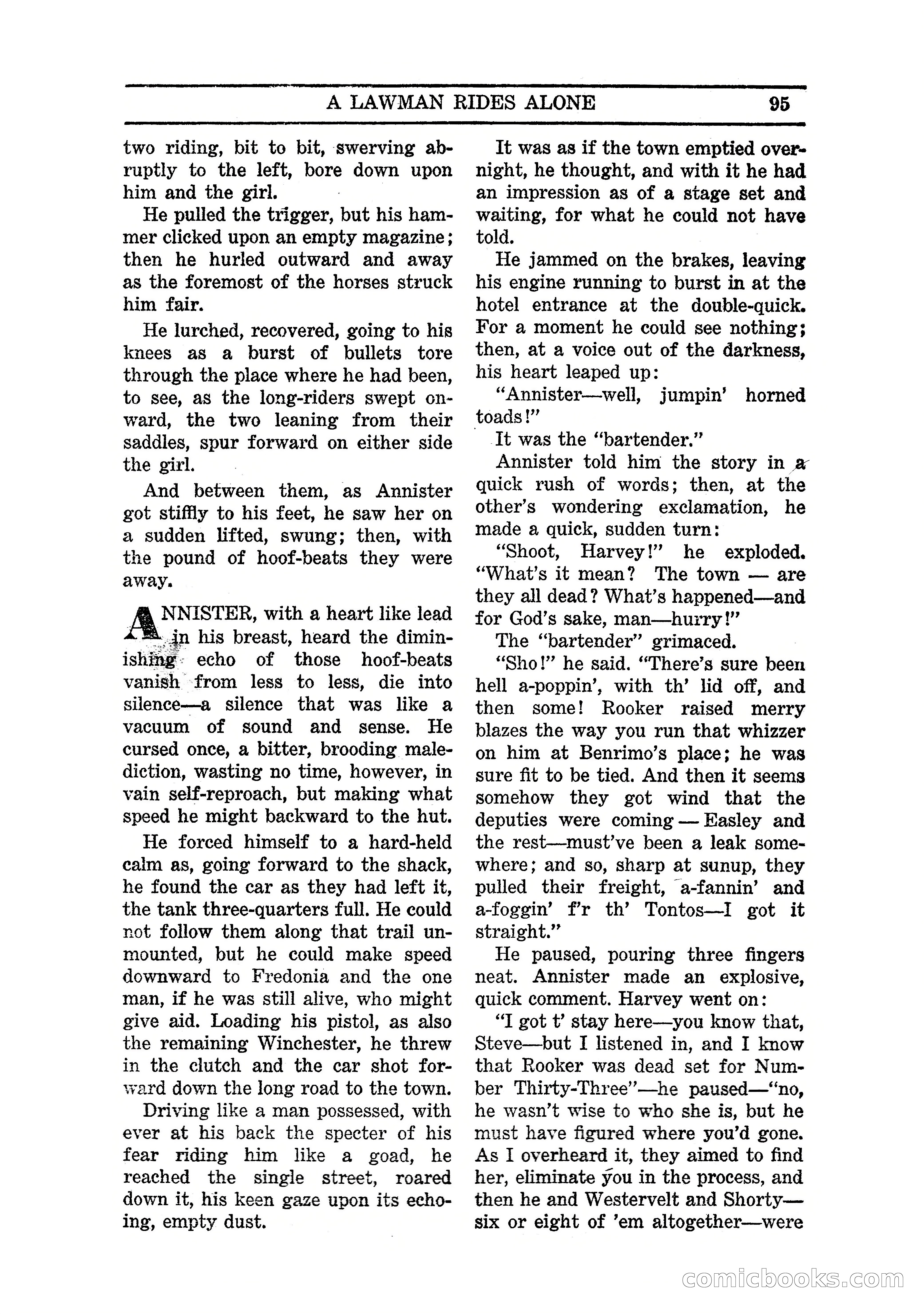 Famous Western, March 1938 — page 97 of 116