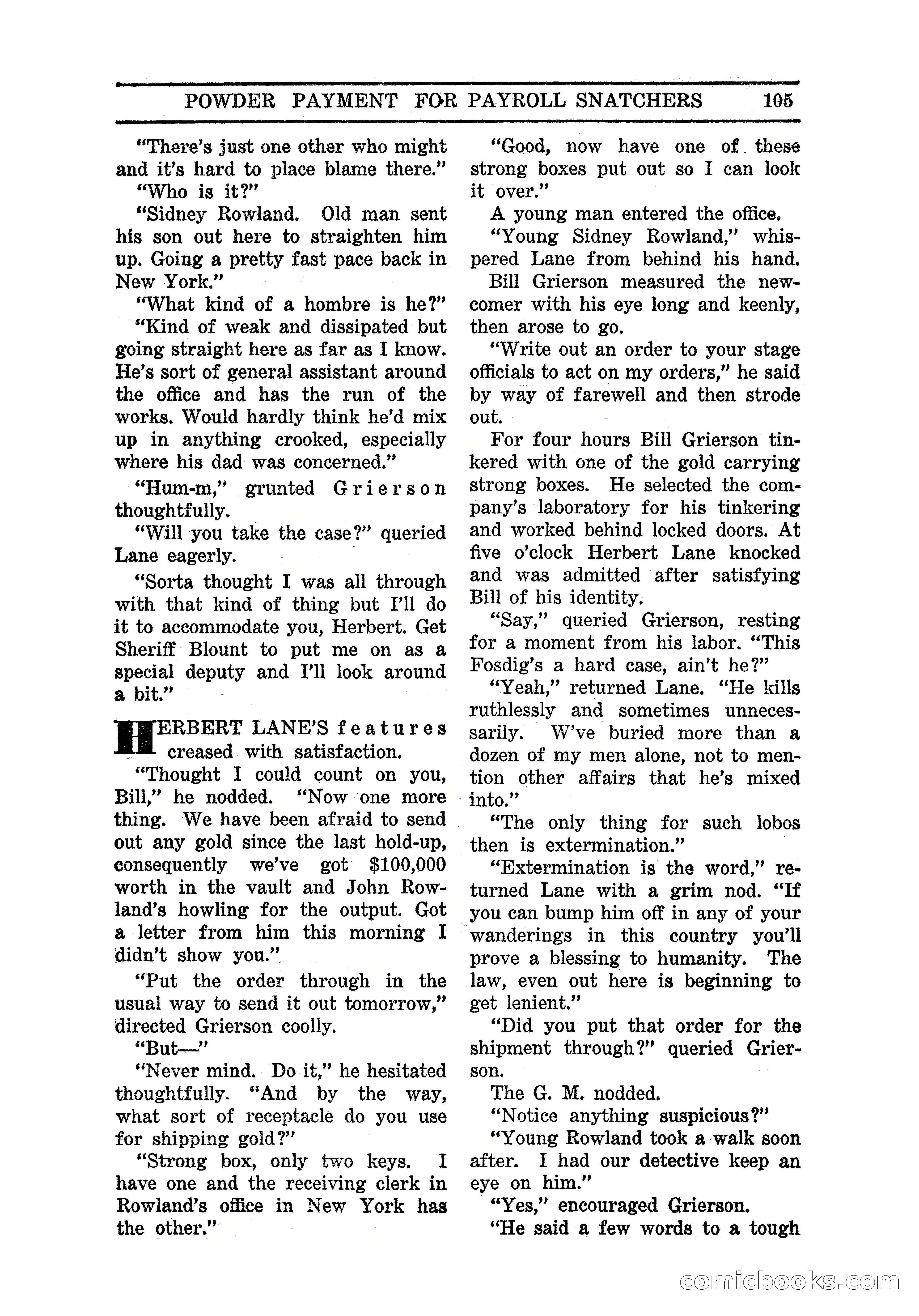 Famous Western, March 1938 — page 107 of 116