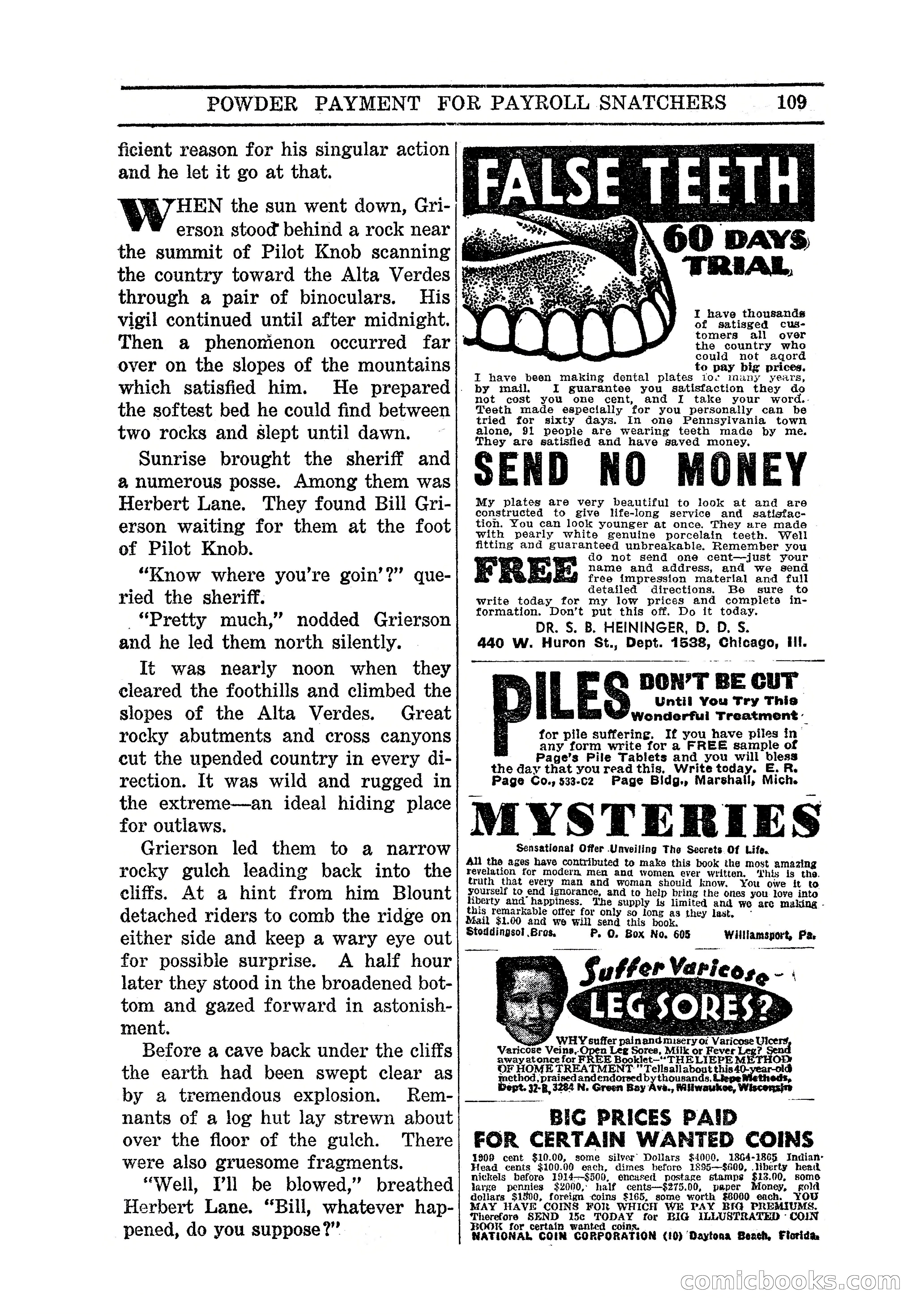 Famous Western, March 1938 — page 111 of 116