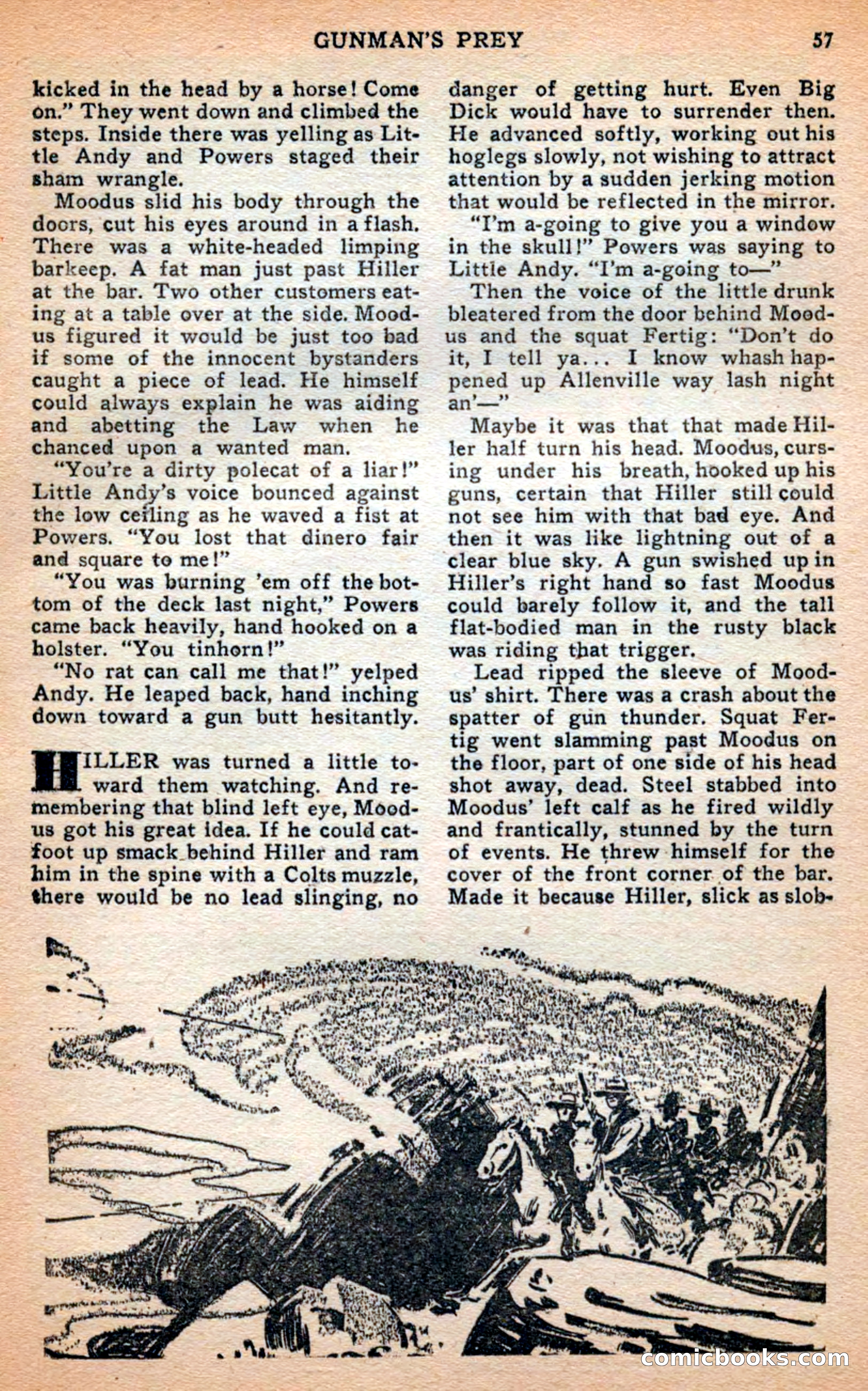 Famous Western, April 1948 — page 57 of 101