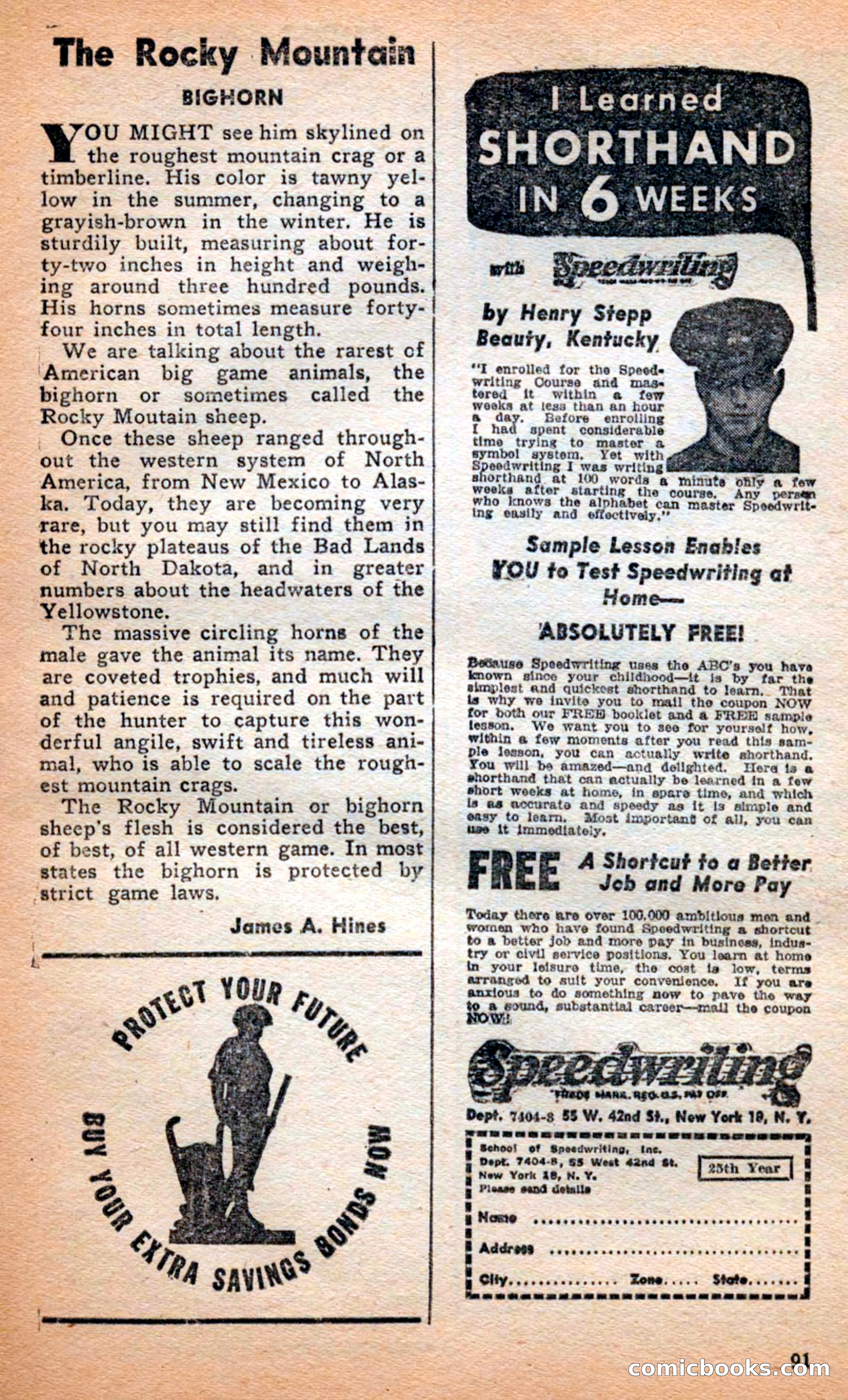 Famous Western, April 1948 — page 91 of 101