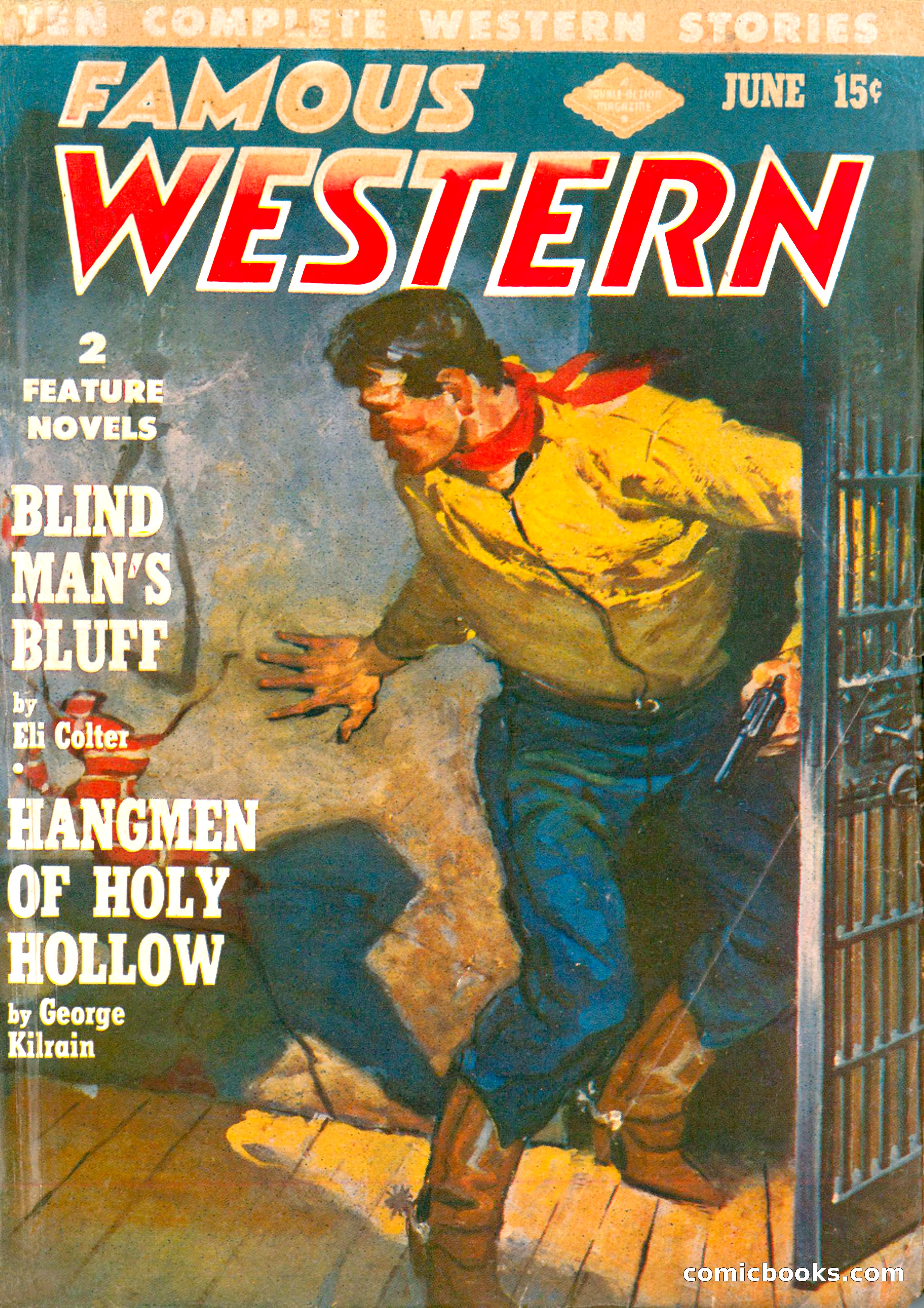 Famous Western, June 1949 — page 1 of 100