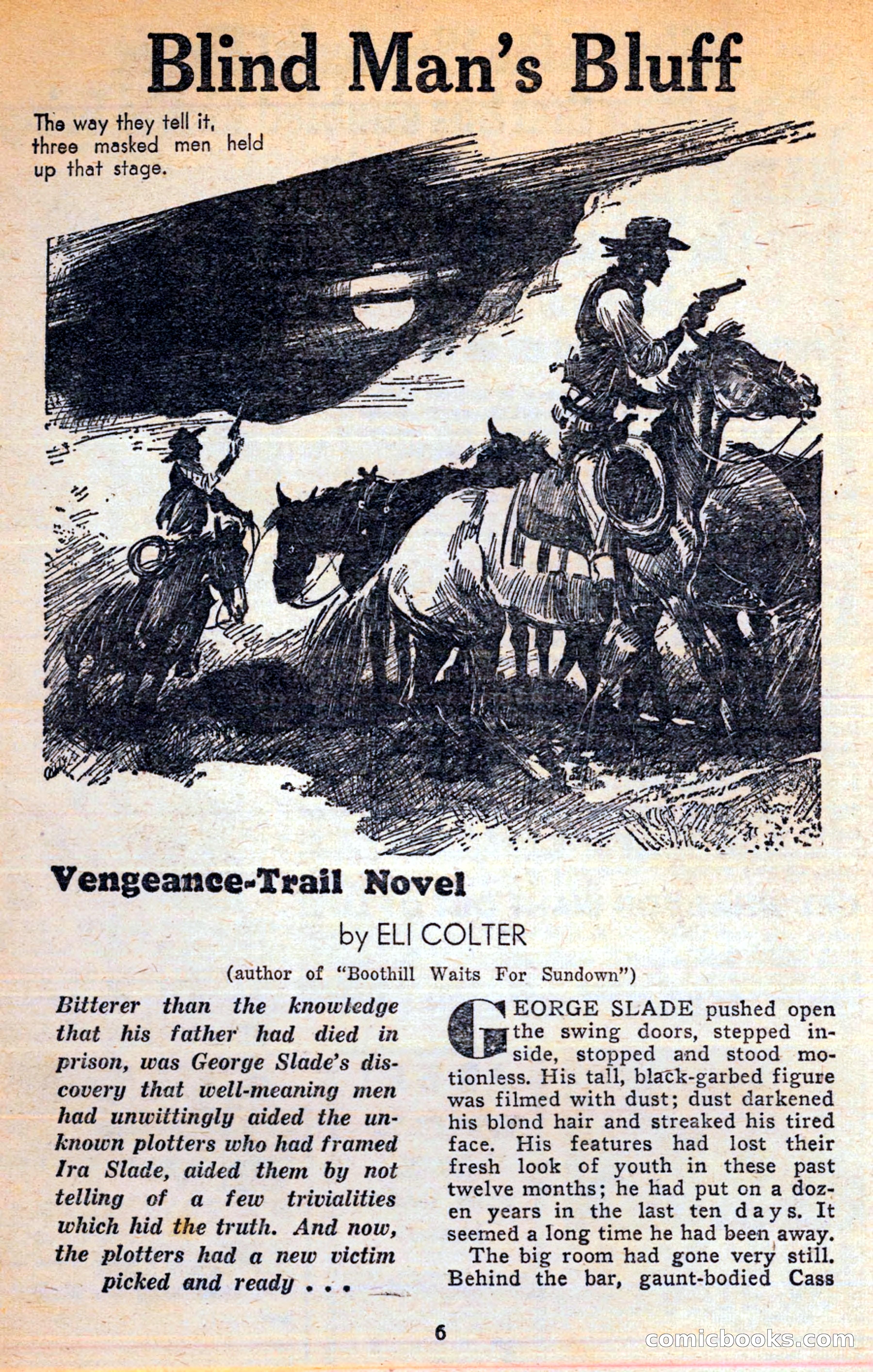 Famous Western, June 1949 — page 6 of 100